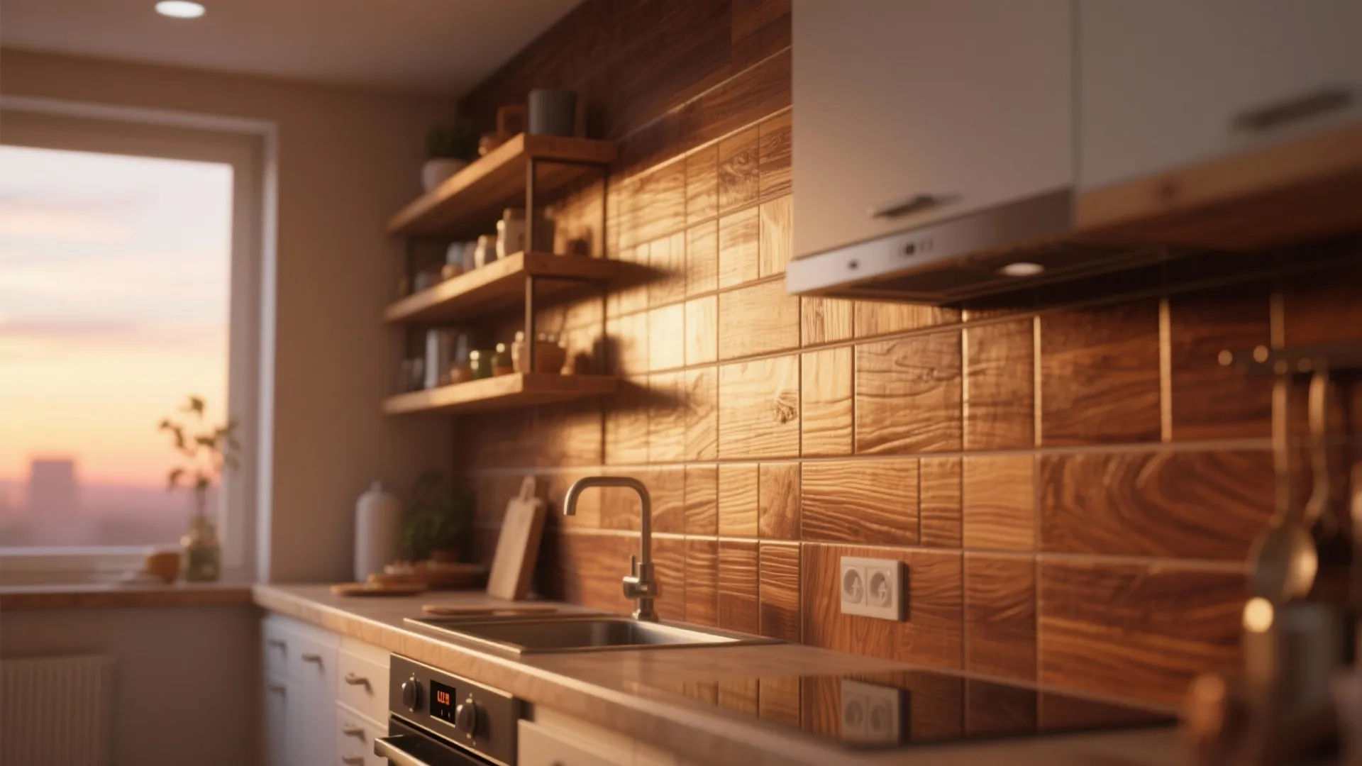 Warm Wooden Elements for Cozy Vibes