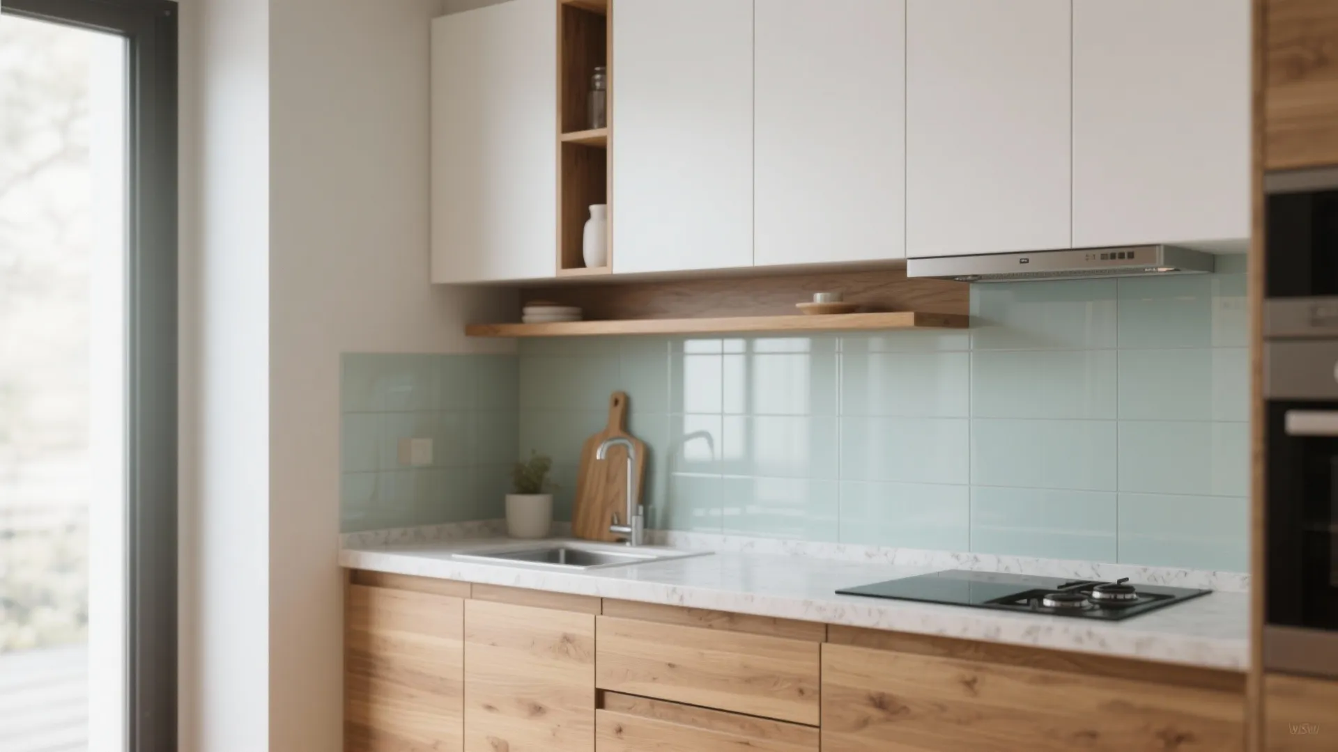 Warm Wood Accents That Don’t Shrink the Room