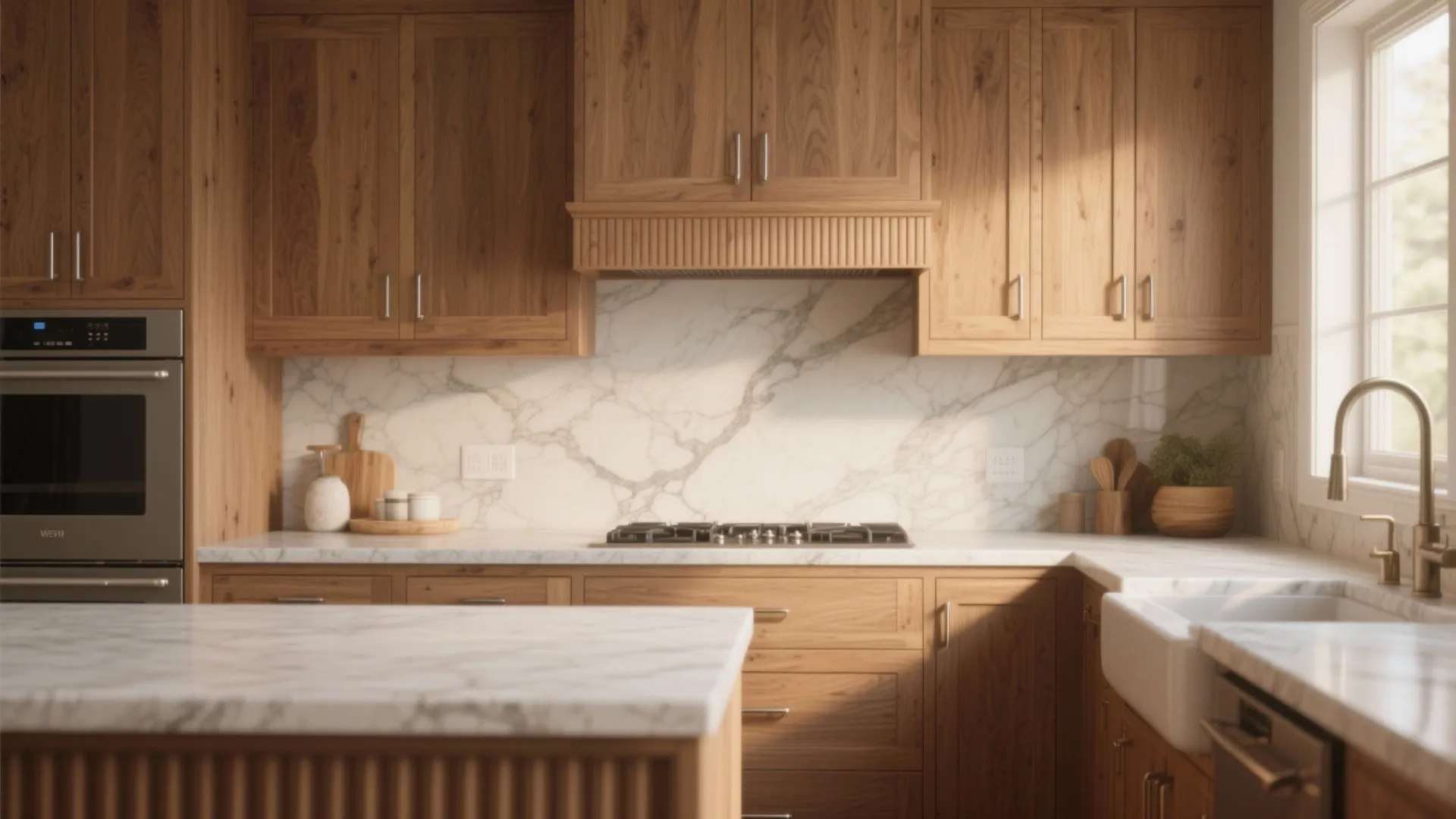 Warmth Through Wood and Texture Balancing