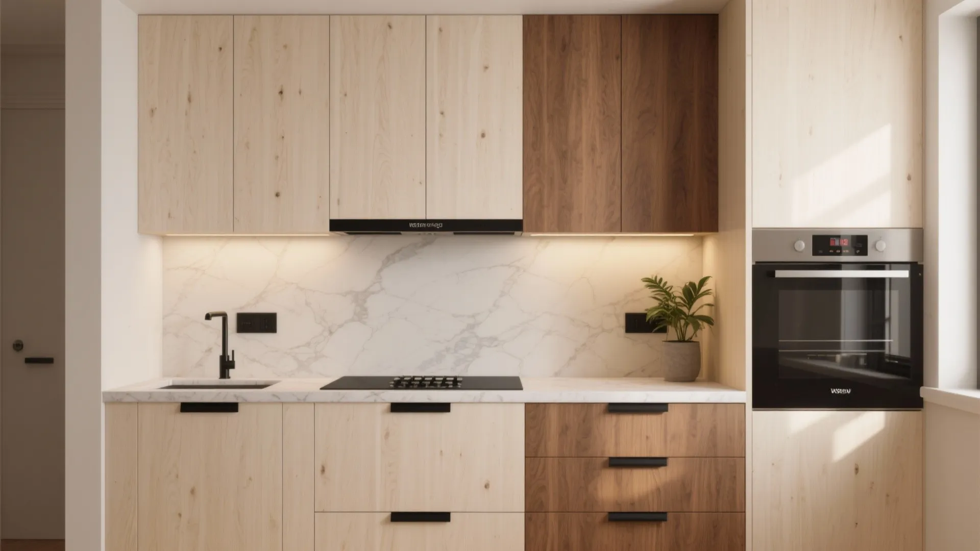 Warm Wood Elements Without Bulk