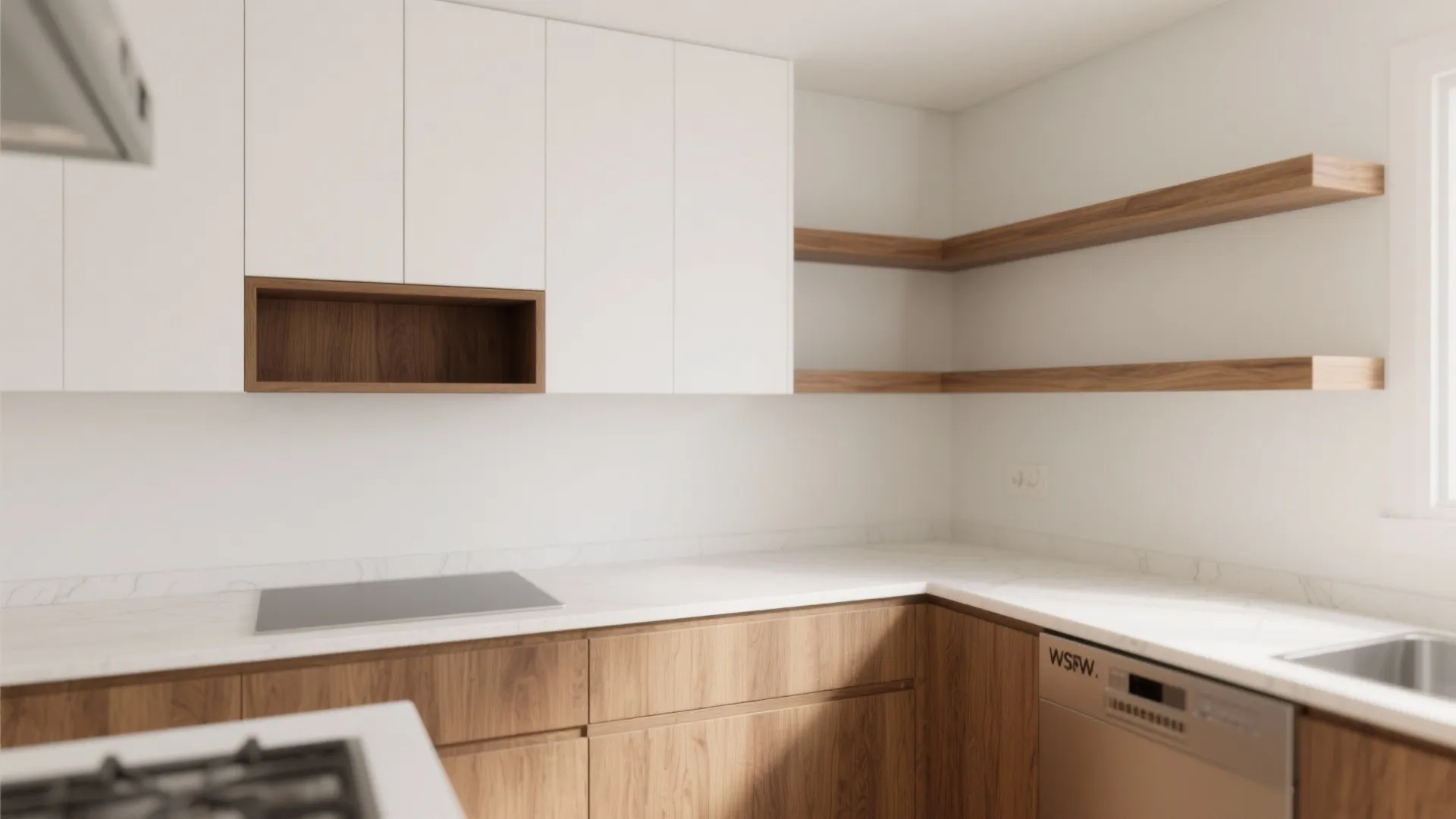 Warm Wood Accents Without Overcrowding