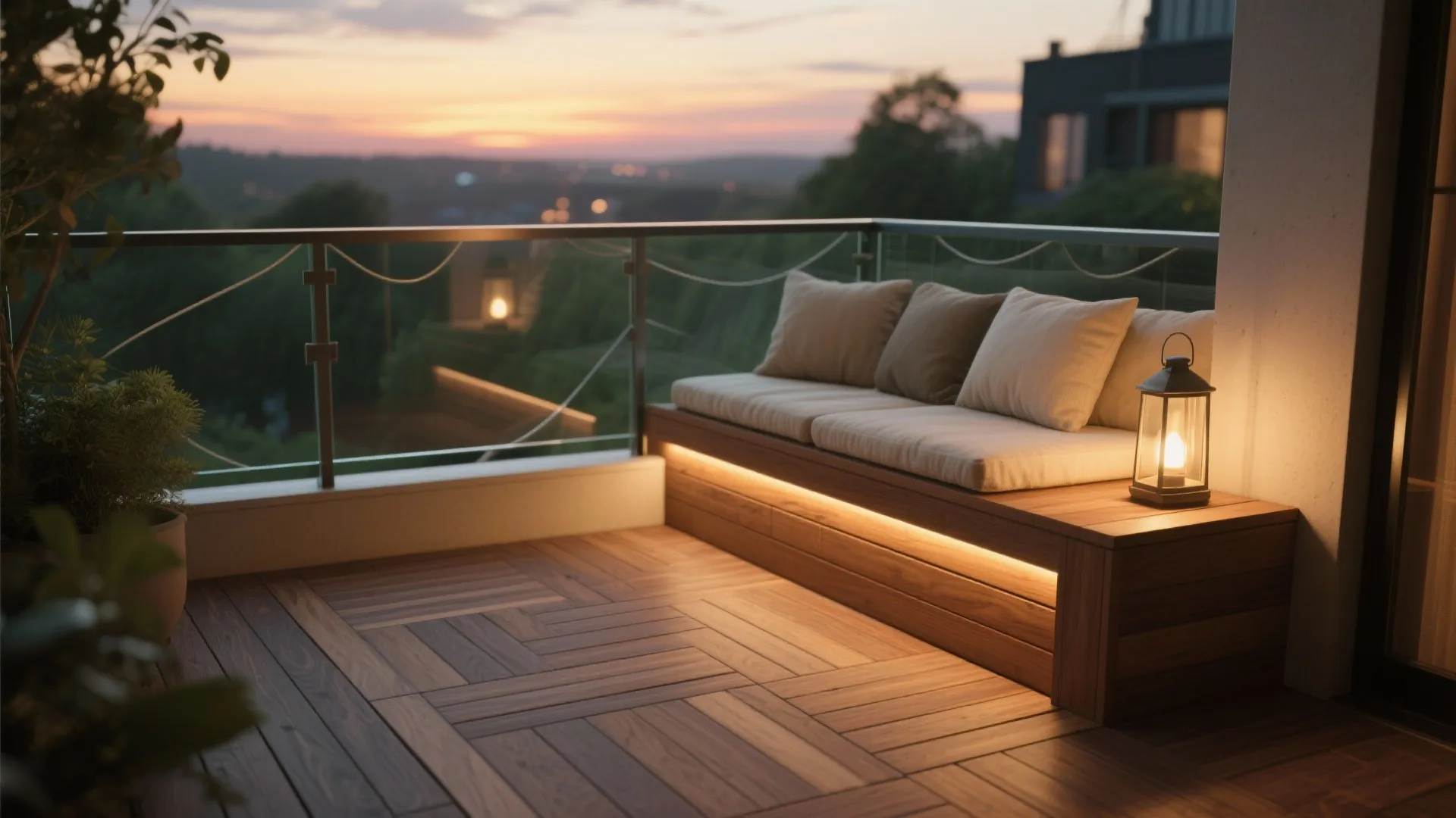 Warm Wood, Soft Lighting, and a Cozy Evening Glow