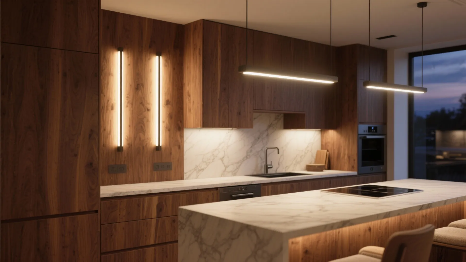 5) Warm Materials, Warm Light