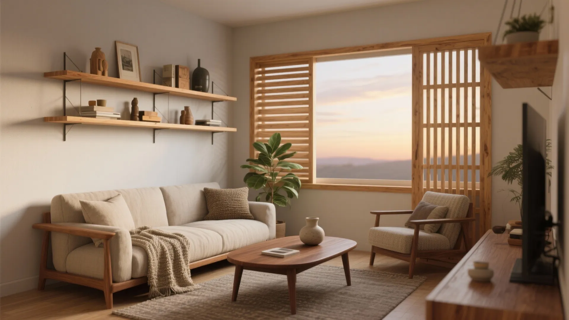 Warm Wood Elements for a Cozy Feel