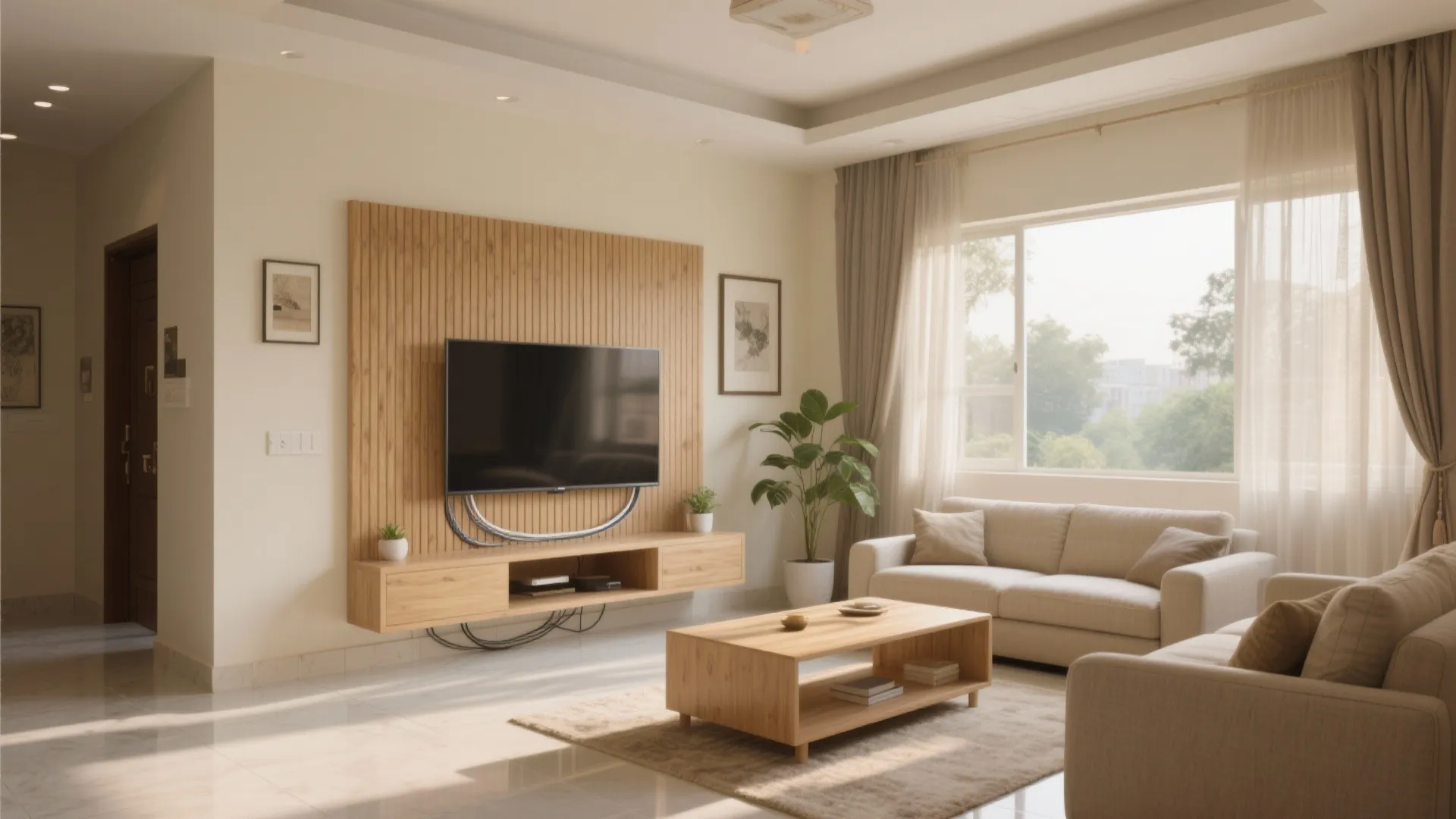 Warm Wood Accents without Overheating