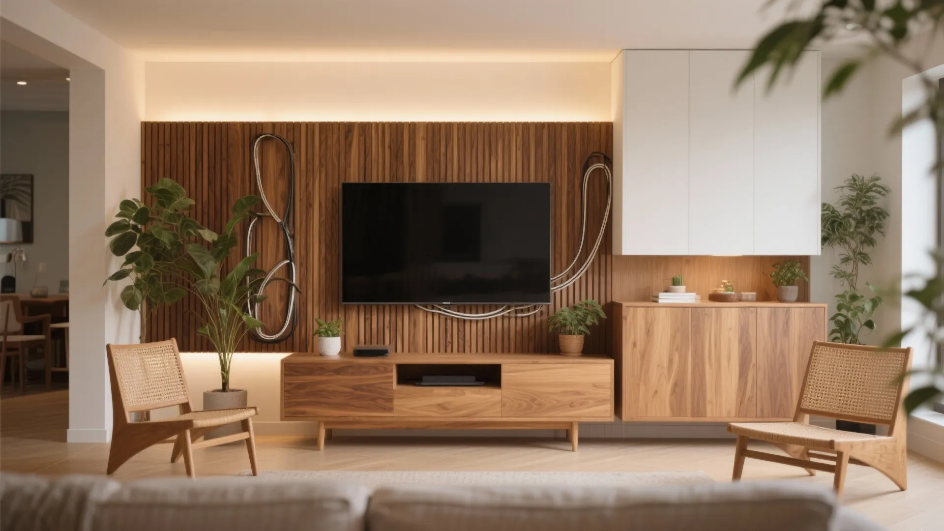 Warm wood elements for an inviting Ahmedabad home