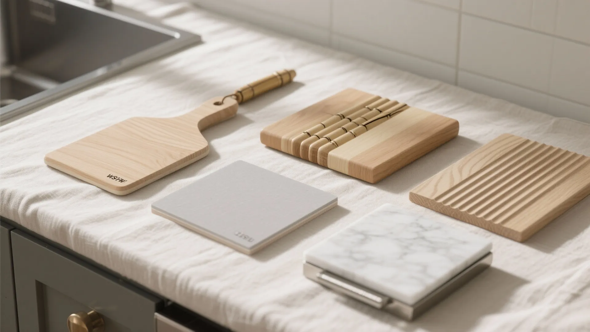 Wood elements bring warmth without crowding