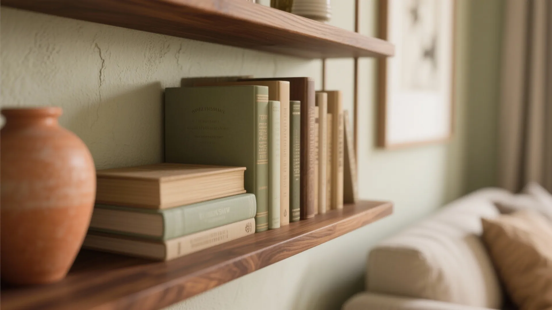 Warm Wood Accents and Earthy Tones