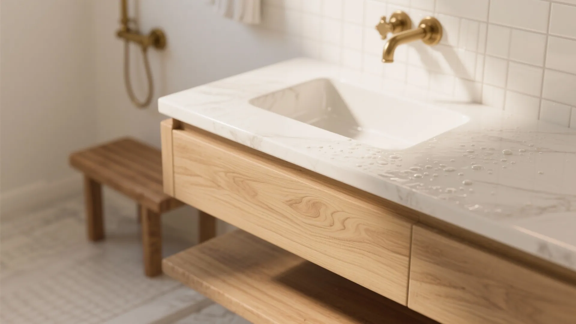 Warm Wood Accents (Done Moisture-Smart)