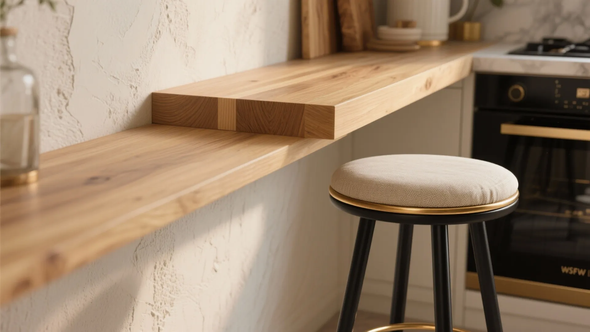 Warm Wood Accents & Textured Layers For Coziness