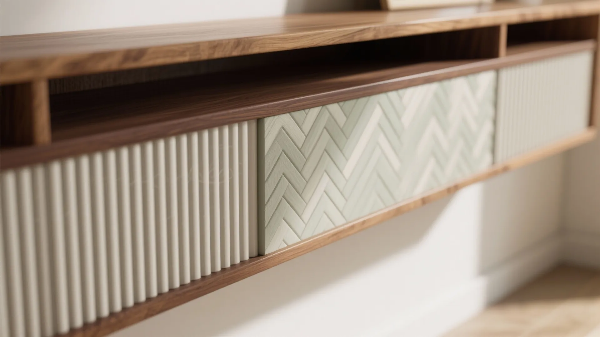 Warm Wood Accents to Soften Compact Rooms