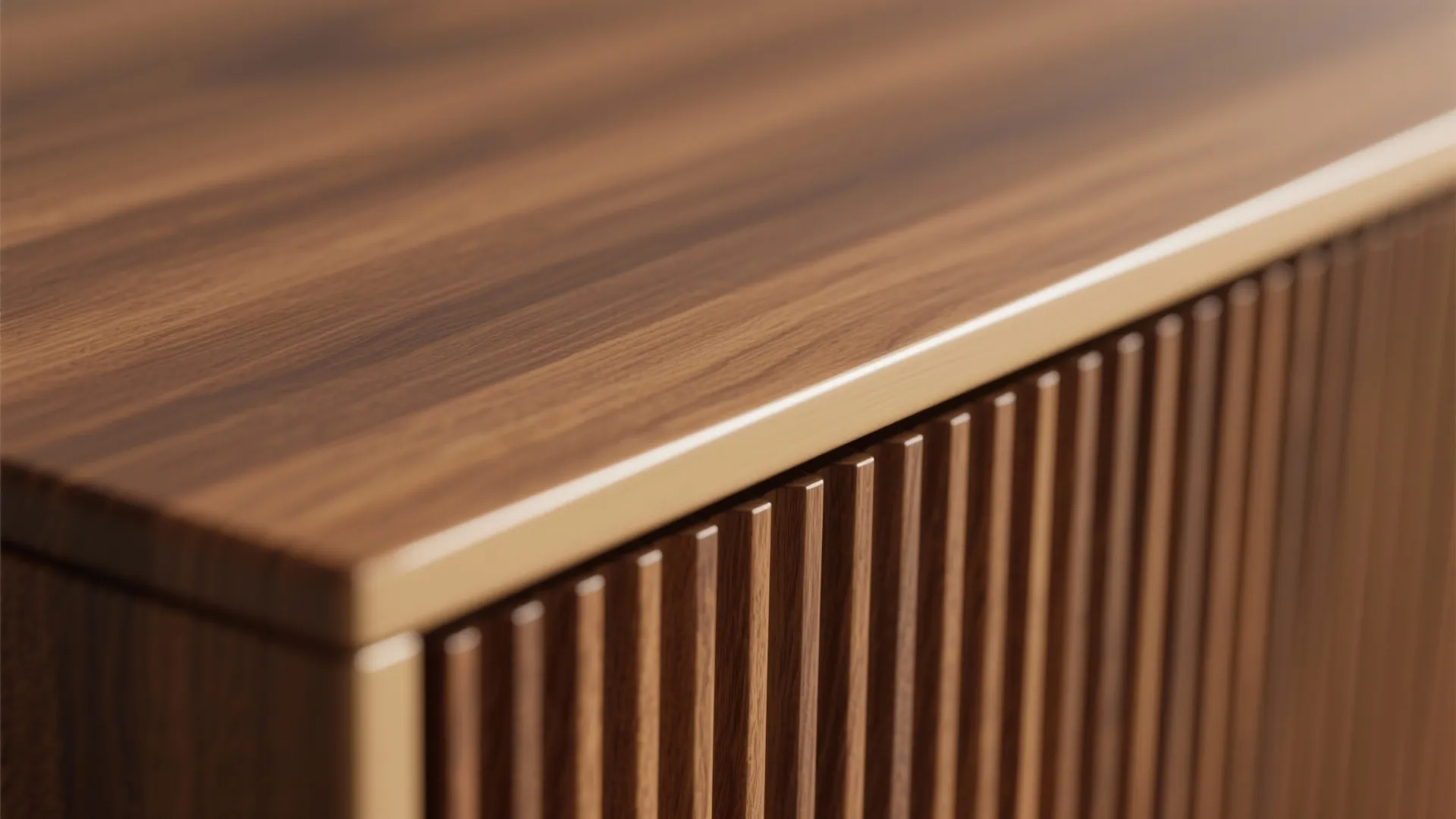 Warm wood elements for comfort