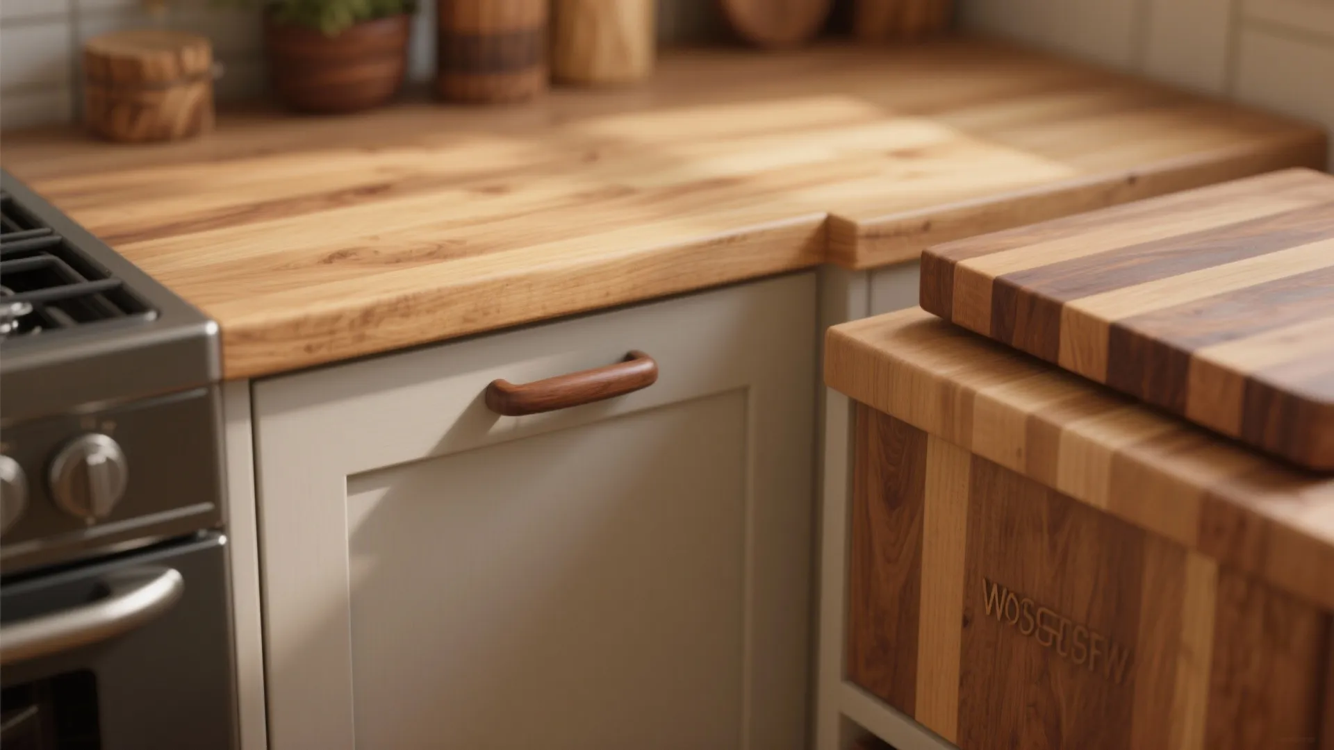 Warm wood elements for texture and comfort