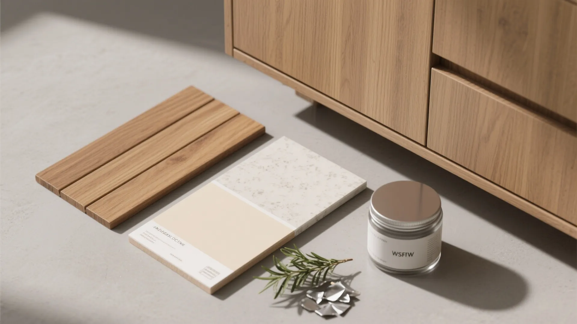 Warm wood elements to soften the top-floor light