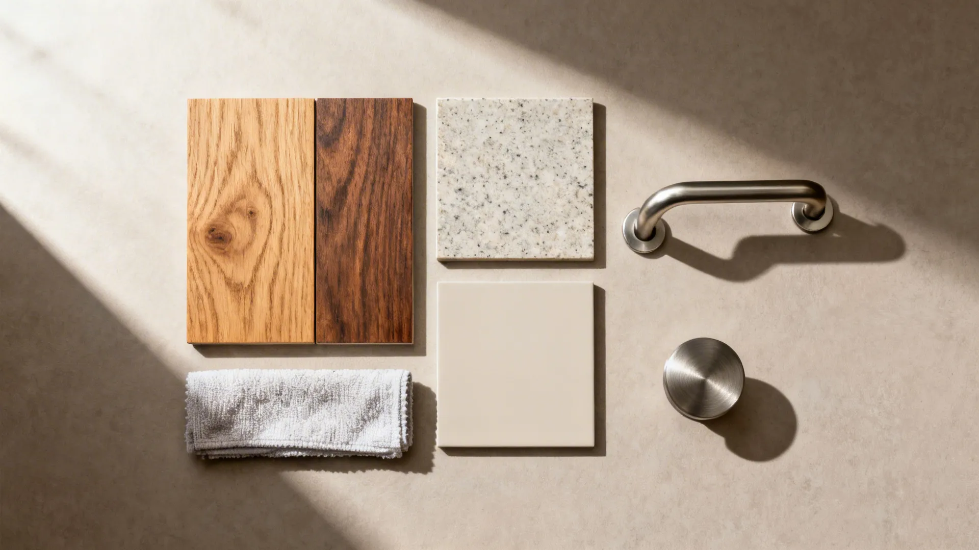 Warm Wood Accents with Easy-Clean Surfaces