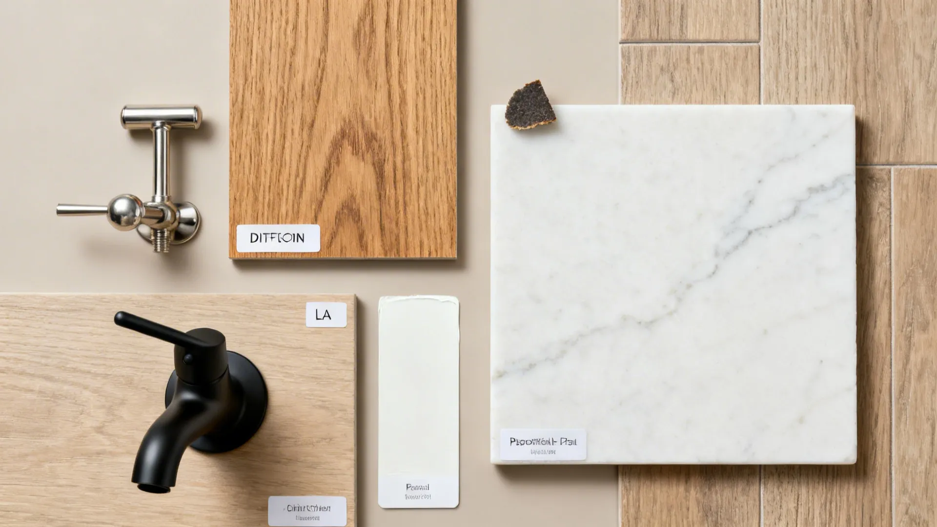 Warm Wood + Matte Metals for Comfort