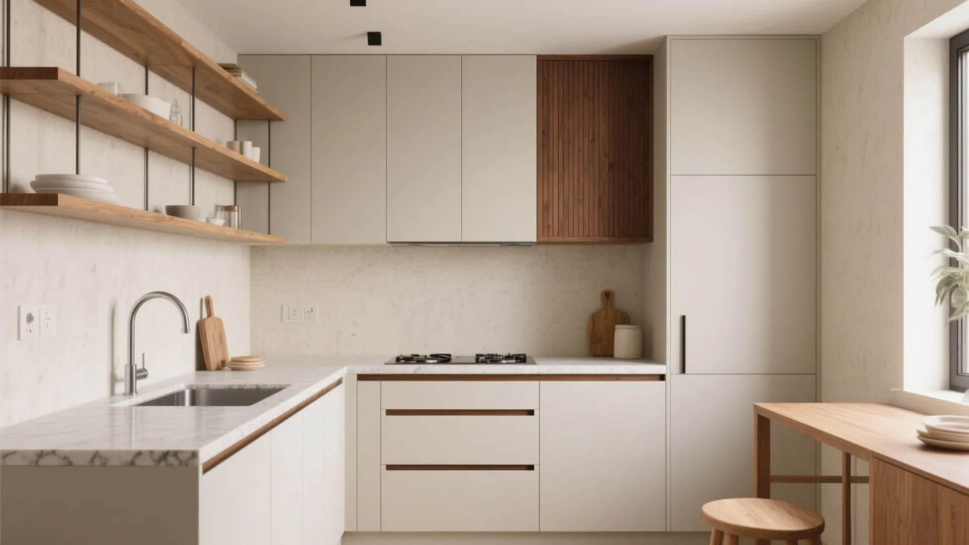 Warmth Through Wood and Neutral Layers