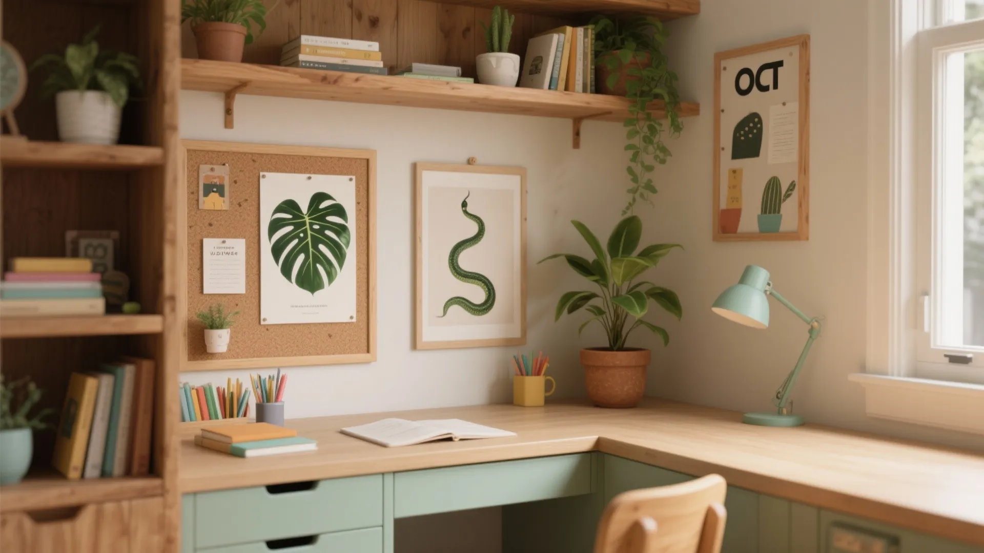 Warm Wood and Biophilic Touches to Calm the Mind