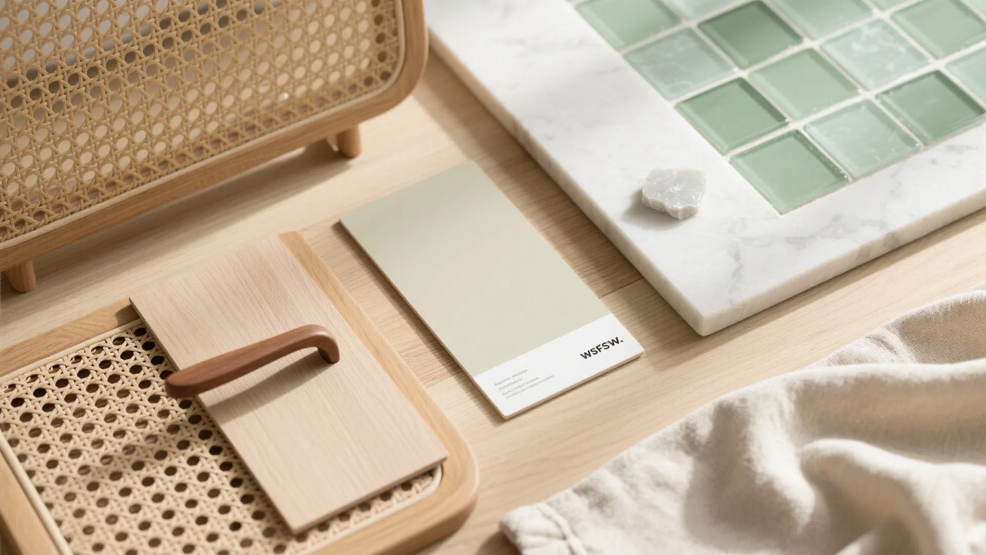 Warm wood tones without shrinking the room