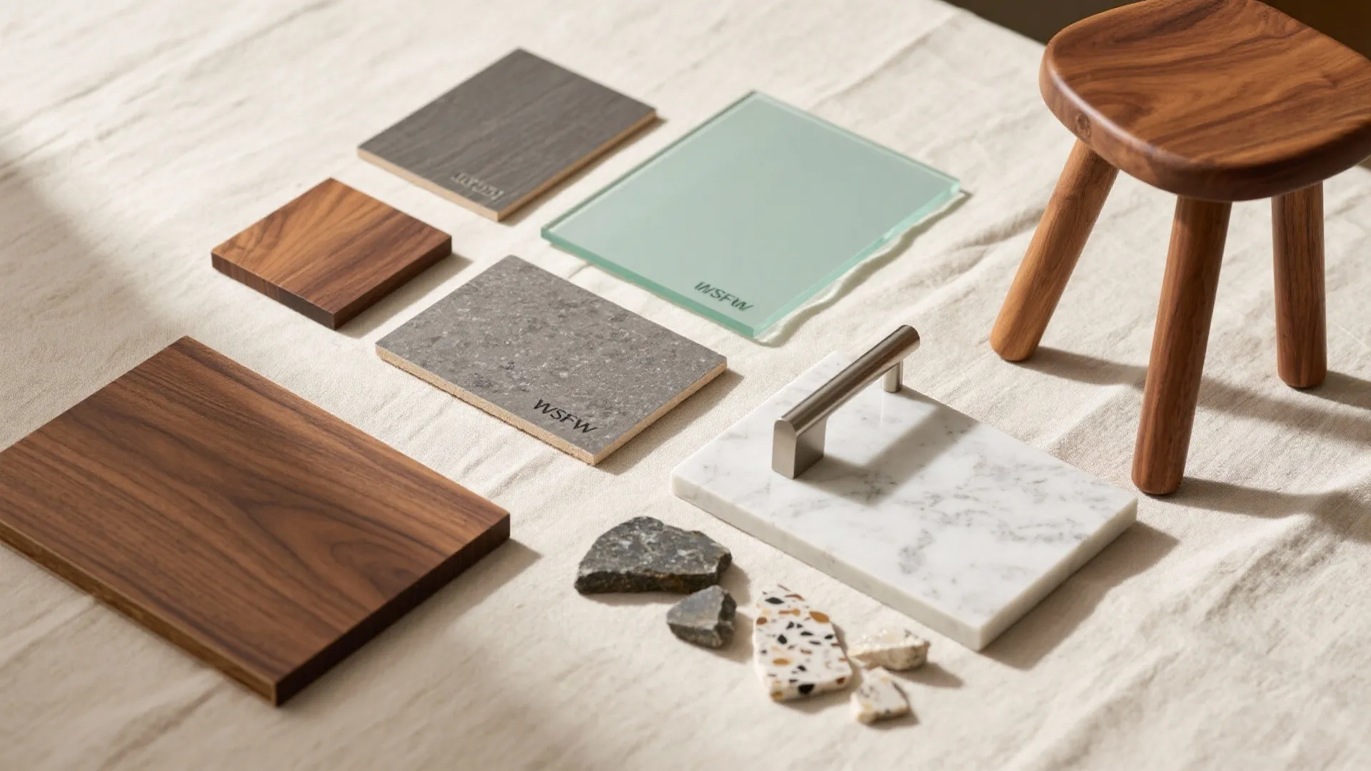 Warm Wood Accents To Soften Modern Lines