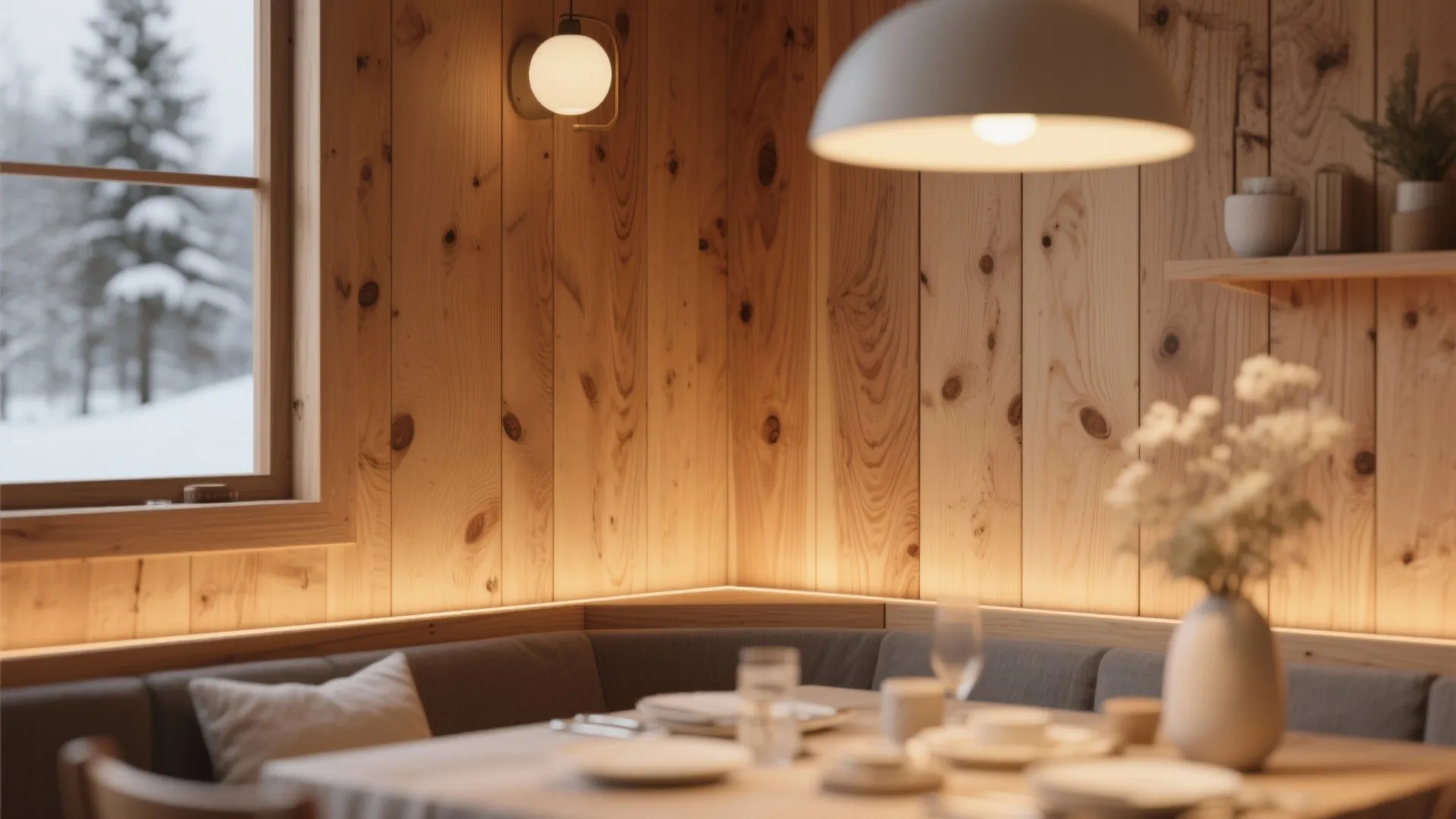 Warm Wooden Finishes