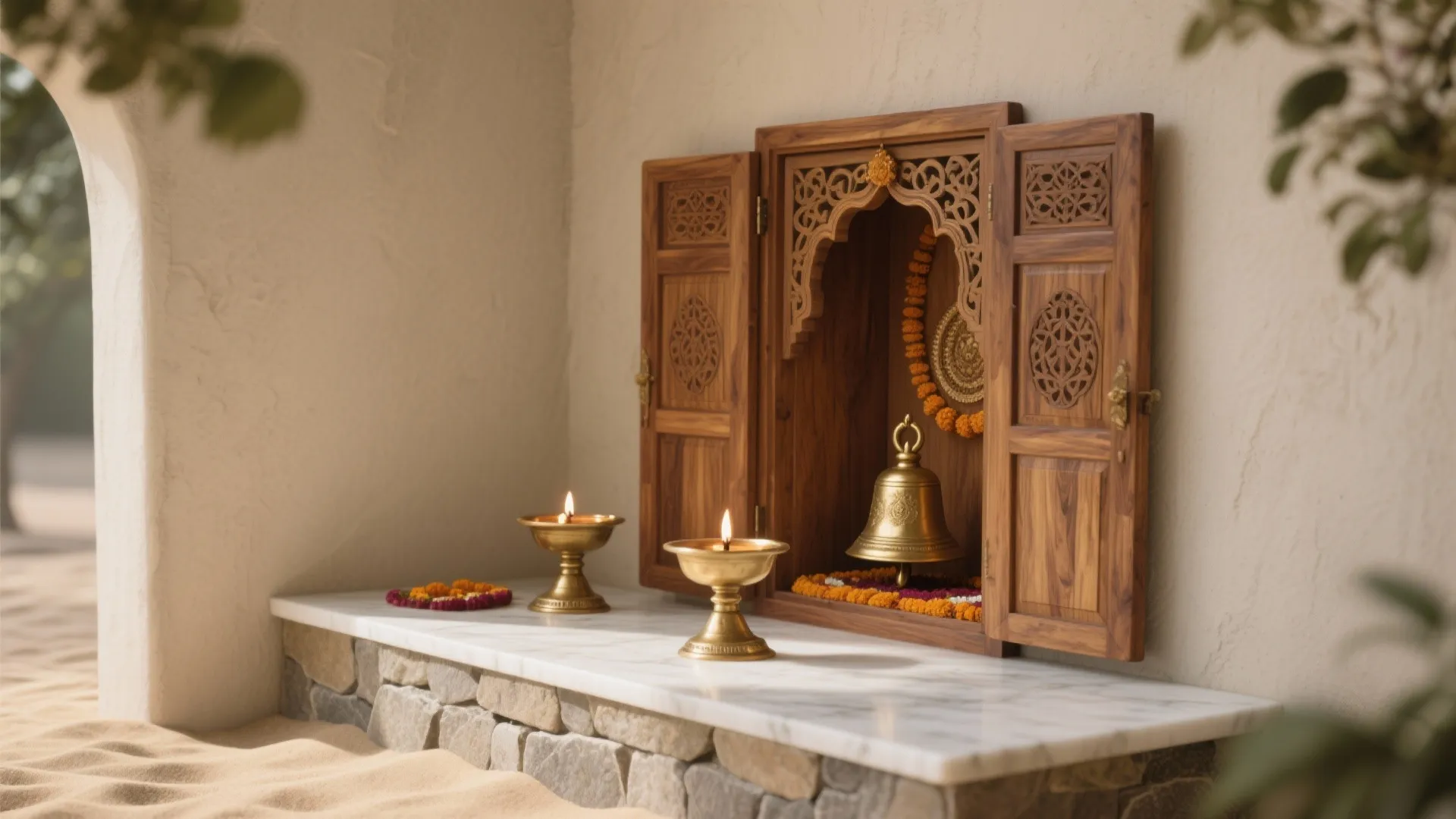 Warm Wood and Earthy Neutrals