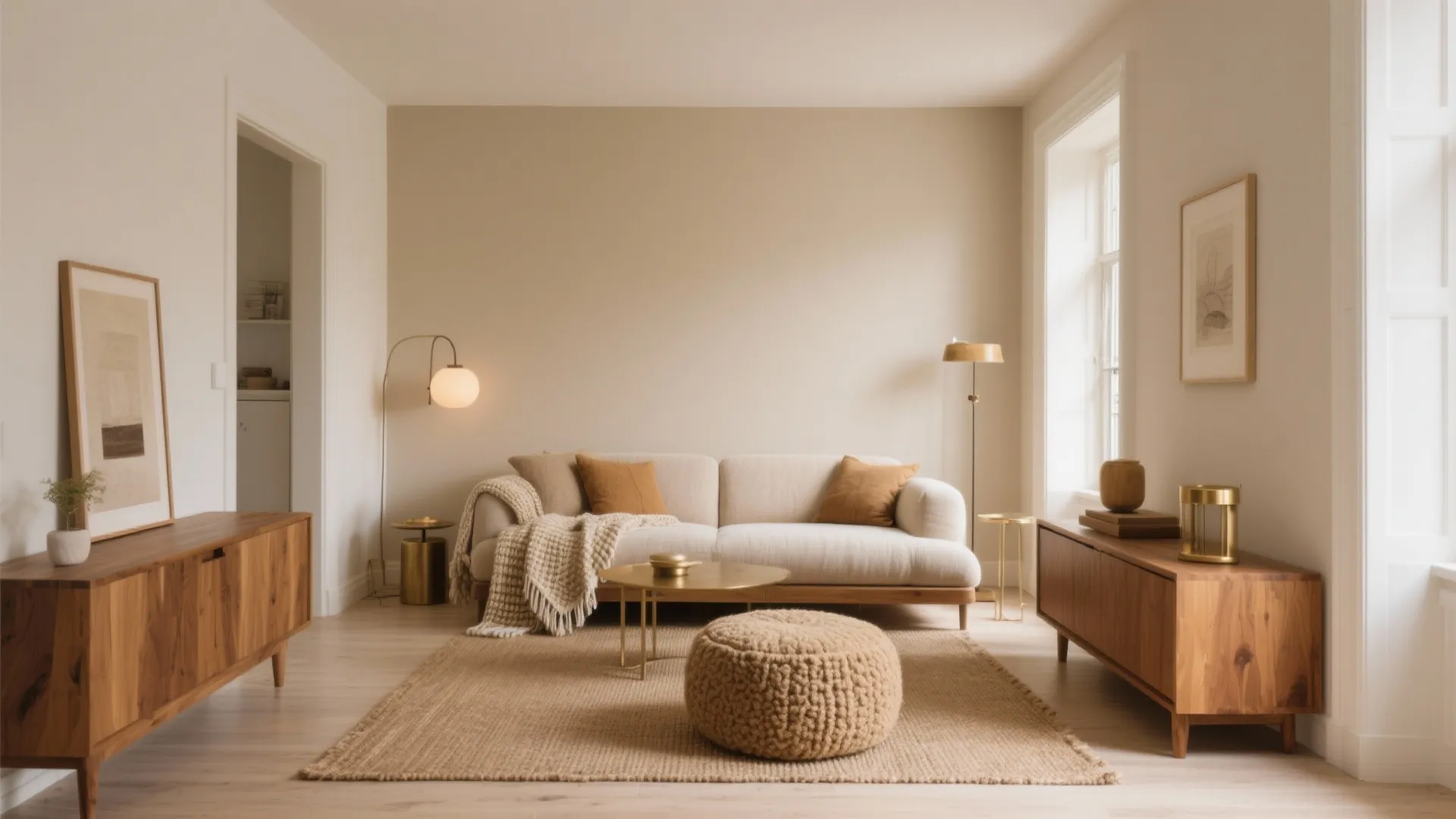 Warm Neutrals with Wood