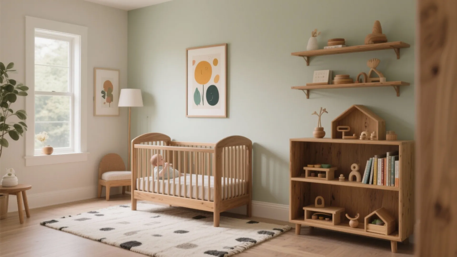 Warm Wood and Natural Textures for a Soothing Mood