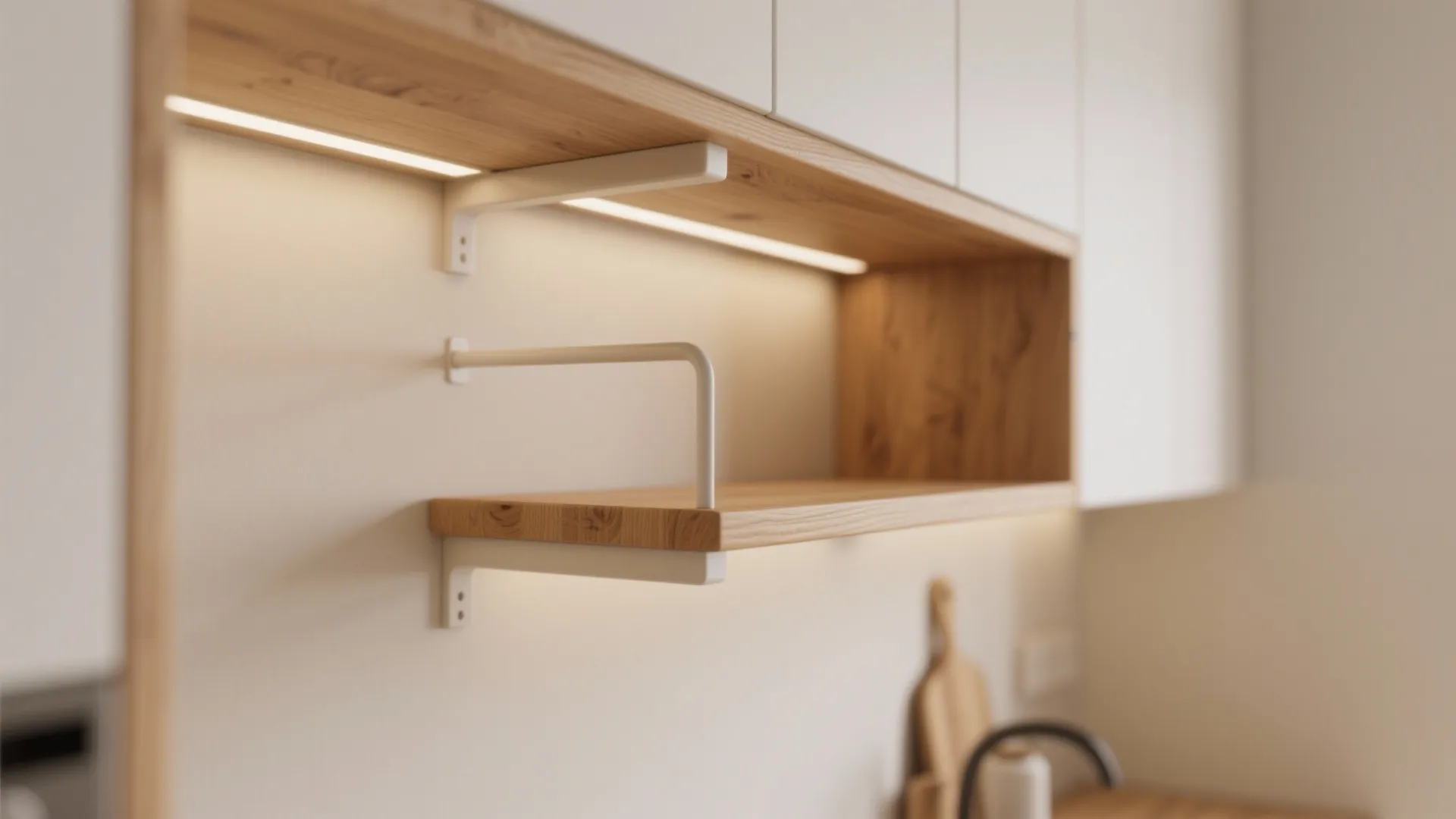 Warm Wood Accents Without Overwhelming the Space