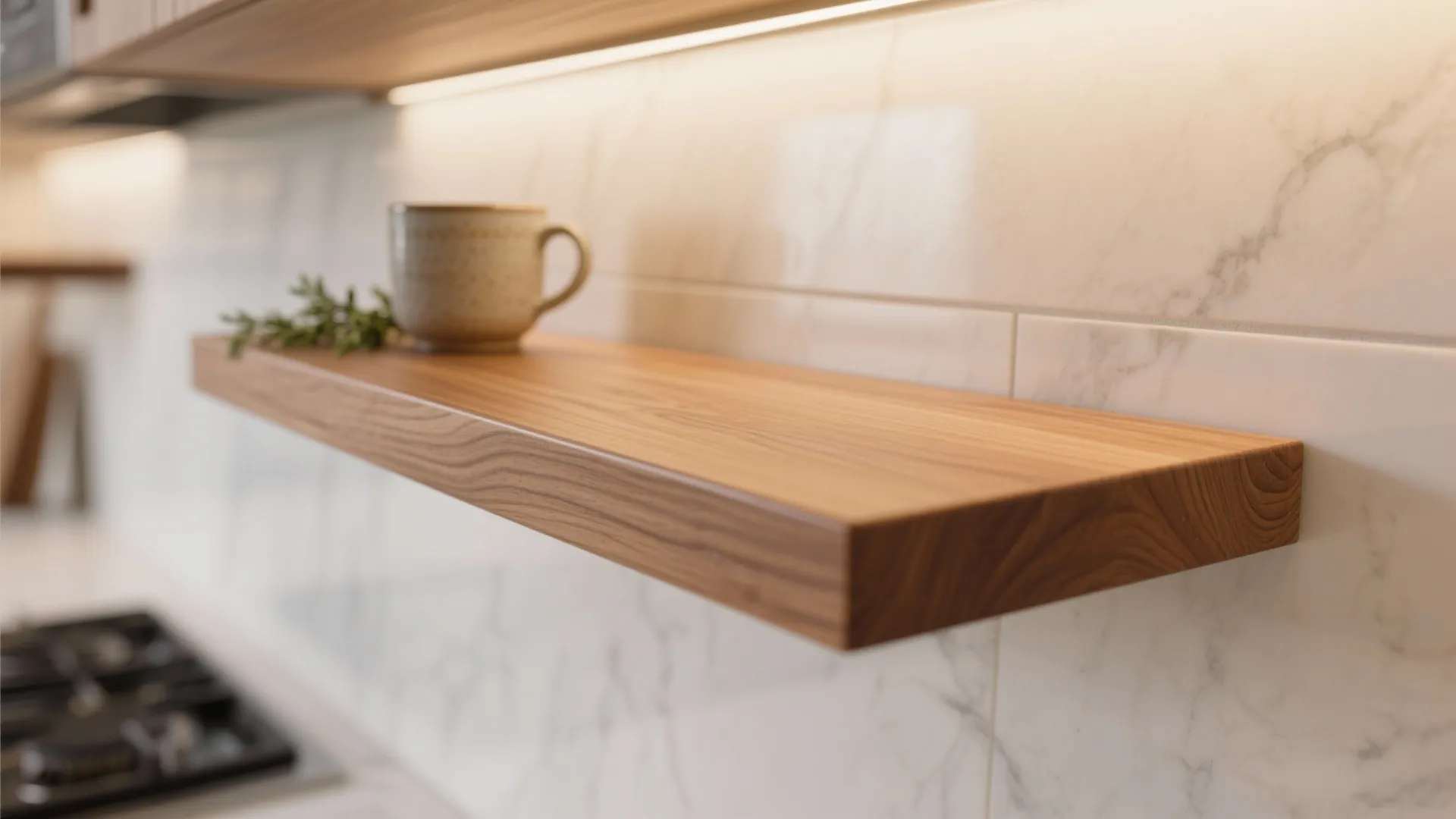 Warm Wood Accents for Balance