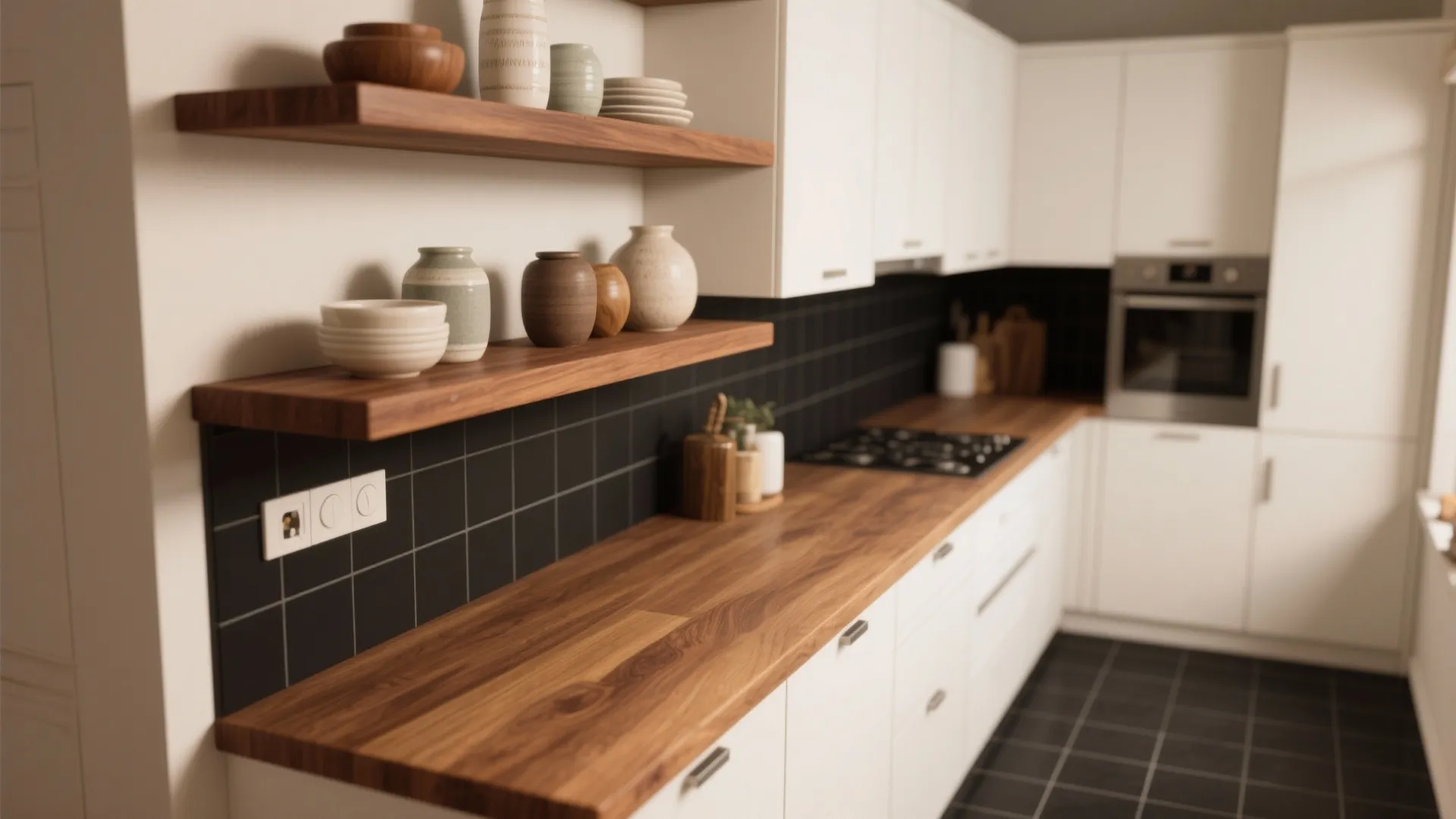 2. Warm Wood Accents to Soften the Look