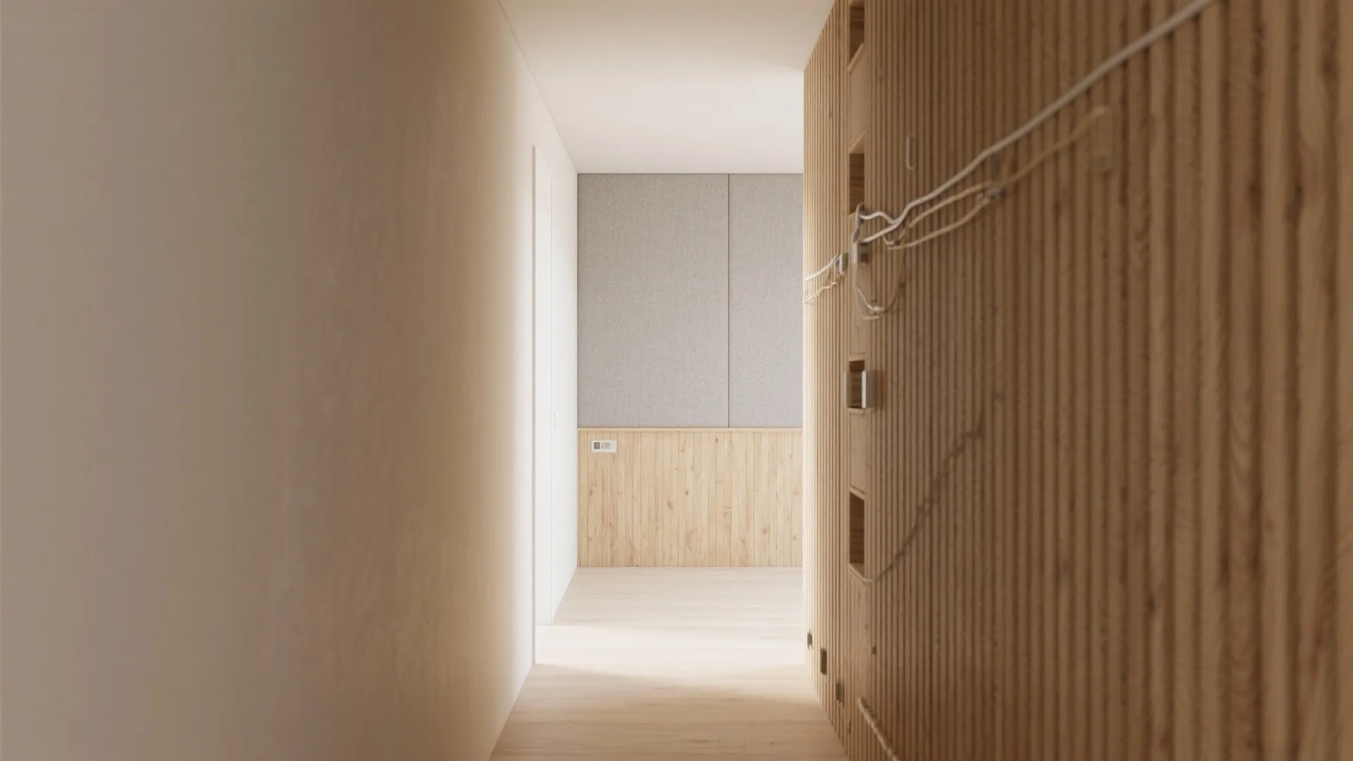 Warm Wood Accents and Paneling