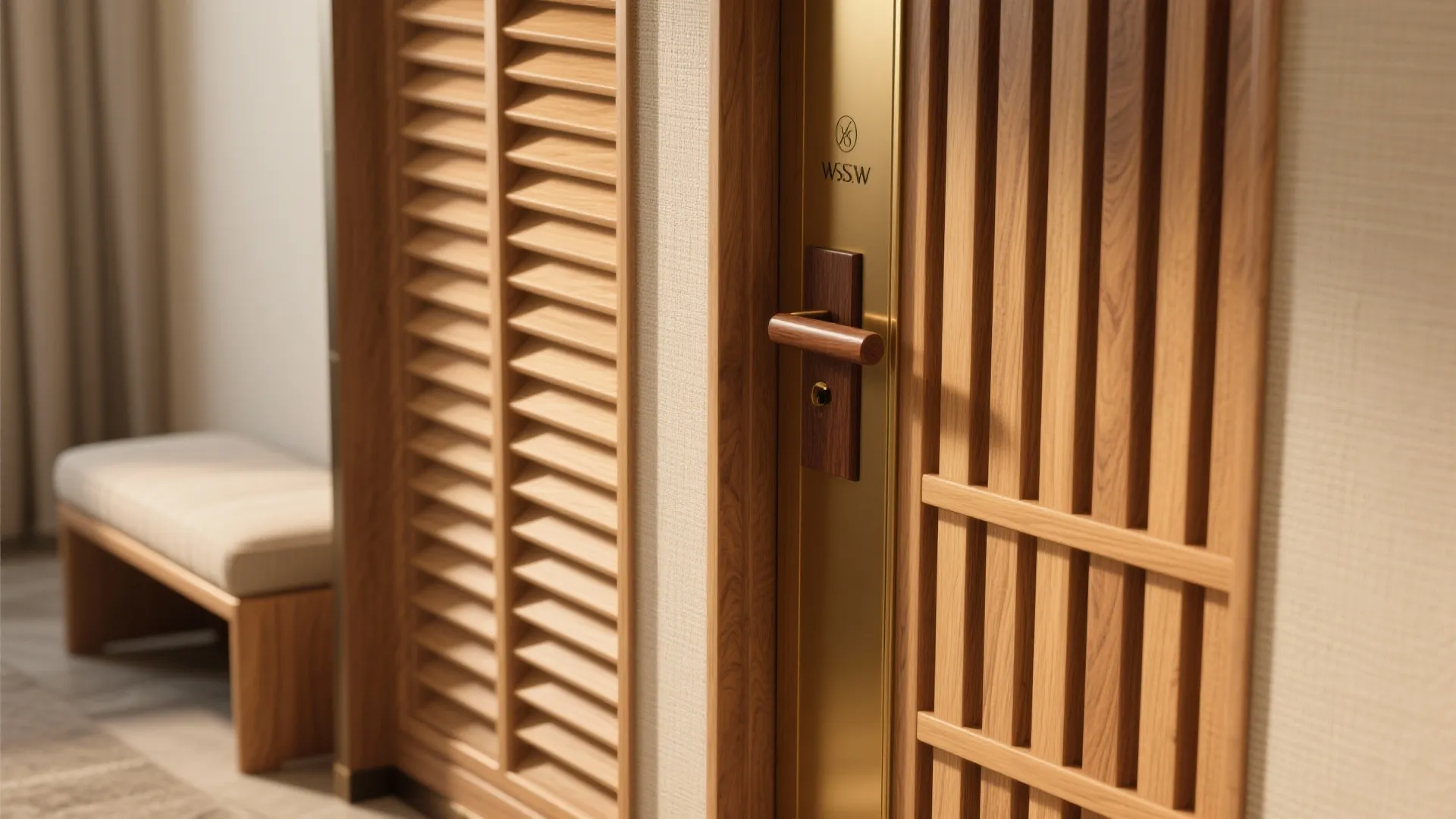 Warm Wood, Slats, and Tactile Details