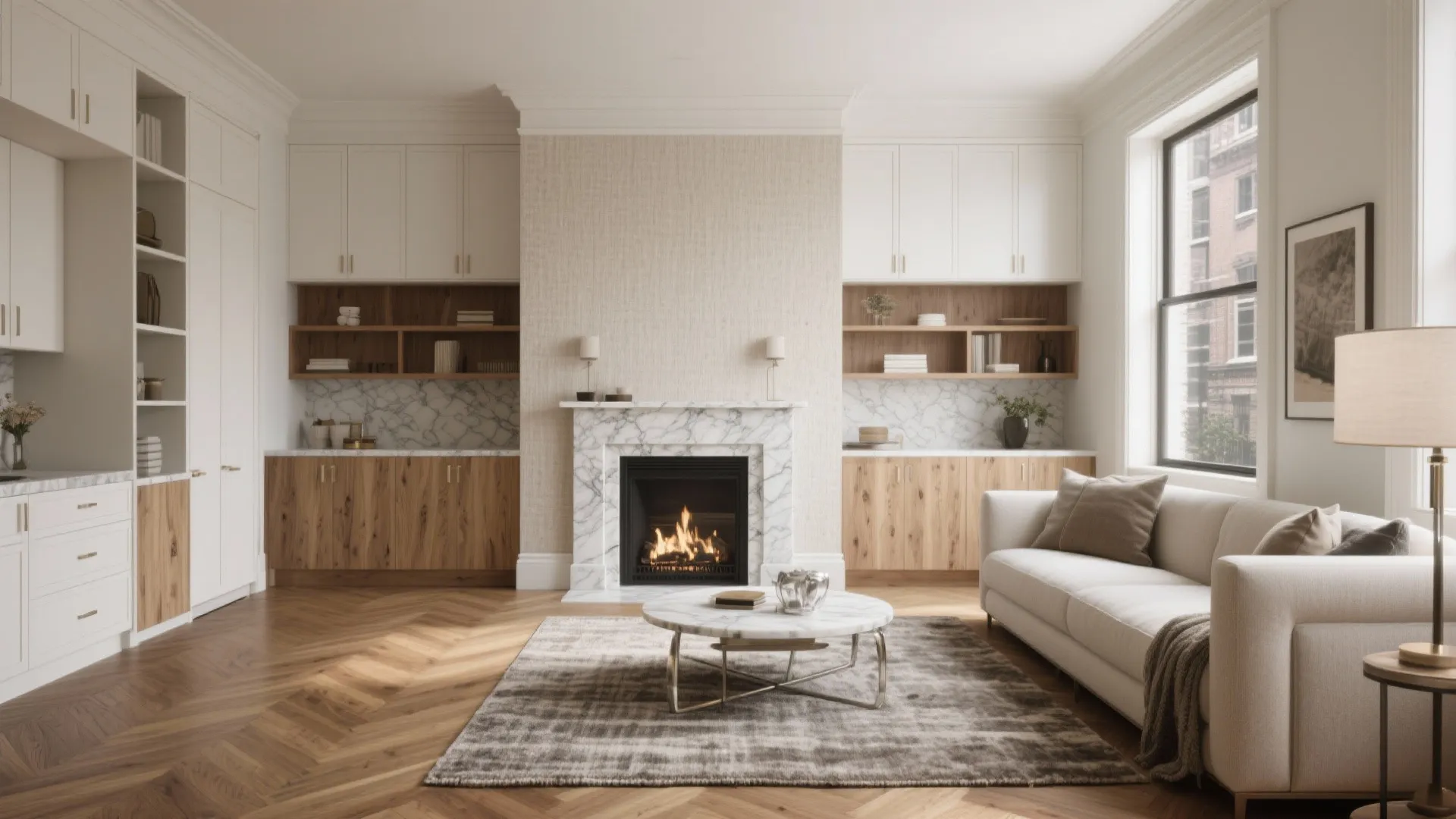 Warmth with Wood, Stone, and Texture