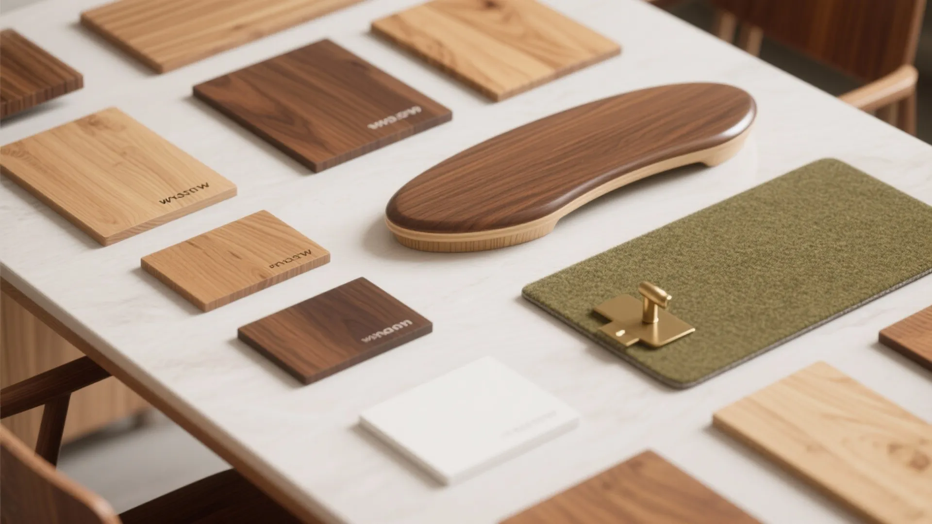 Warm wood elements for a calm reading vibe