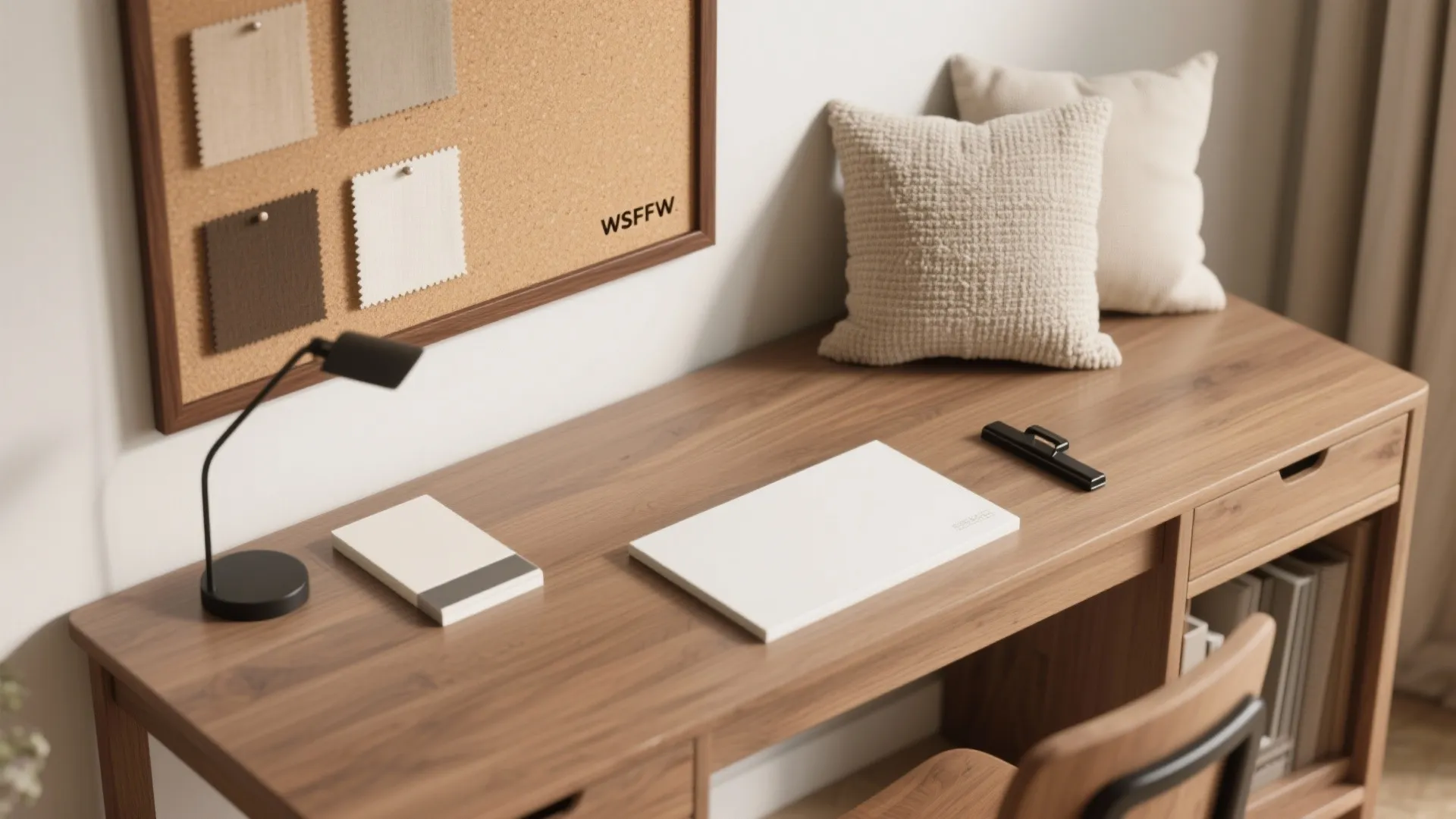 Warm Wood Tones and Texture for Focus