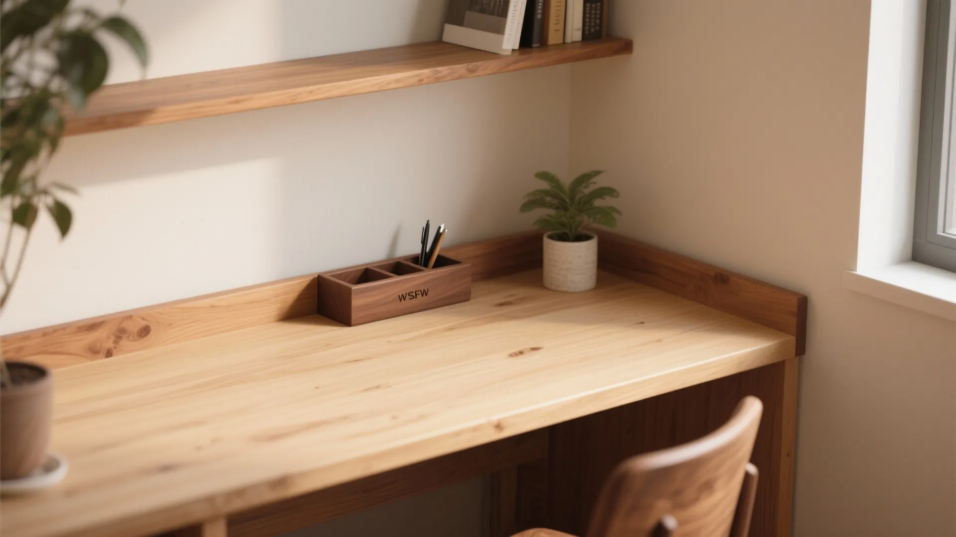 Warm Wood Accents for Comfort Without Clutter