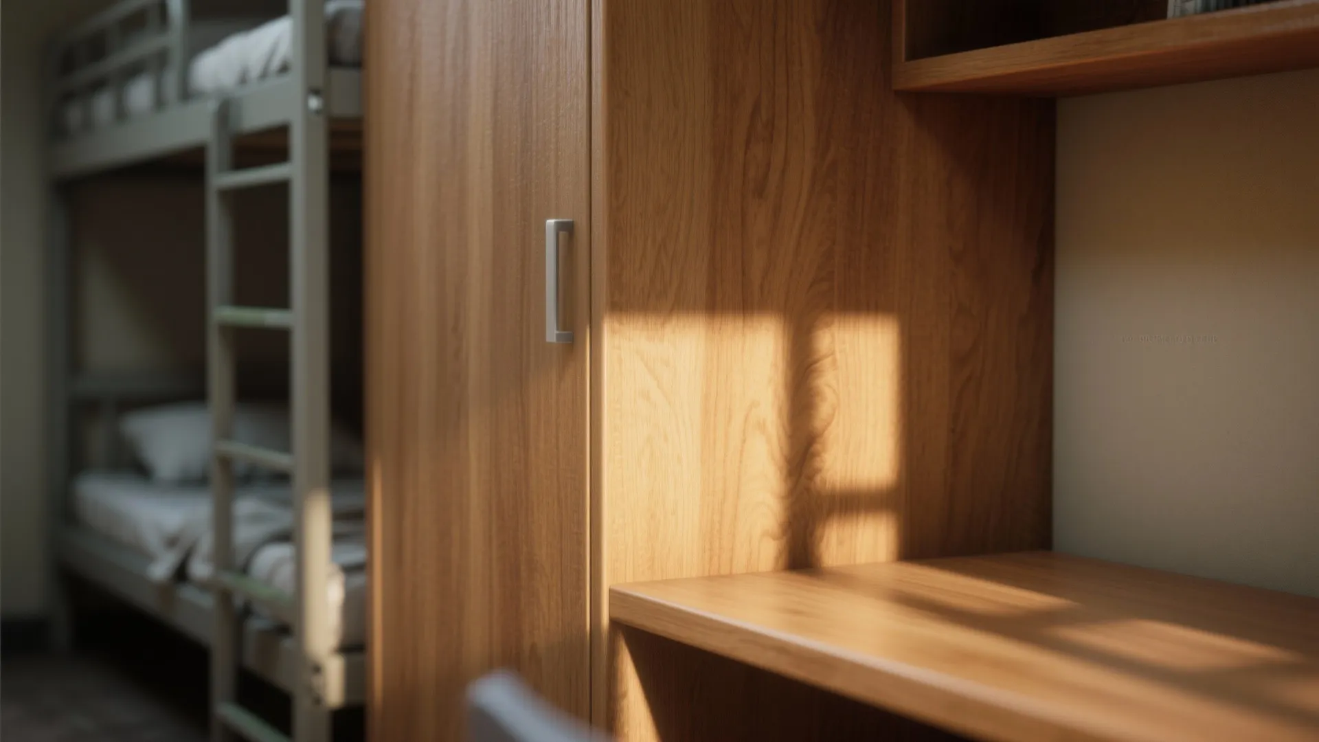 Warm wood textures for comfort