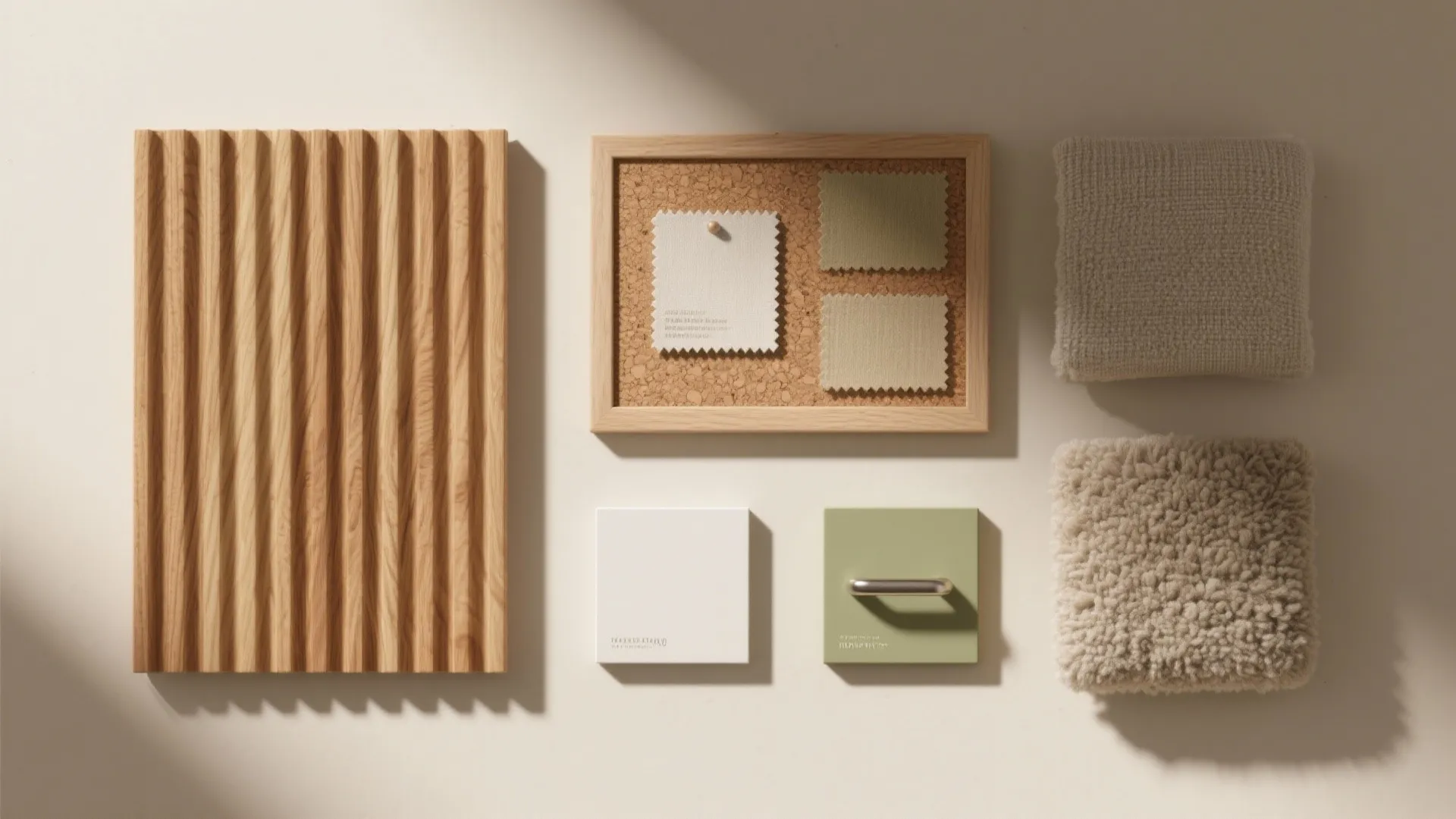 Warm wood tones and tactile textures