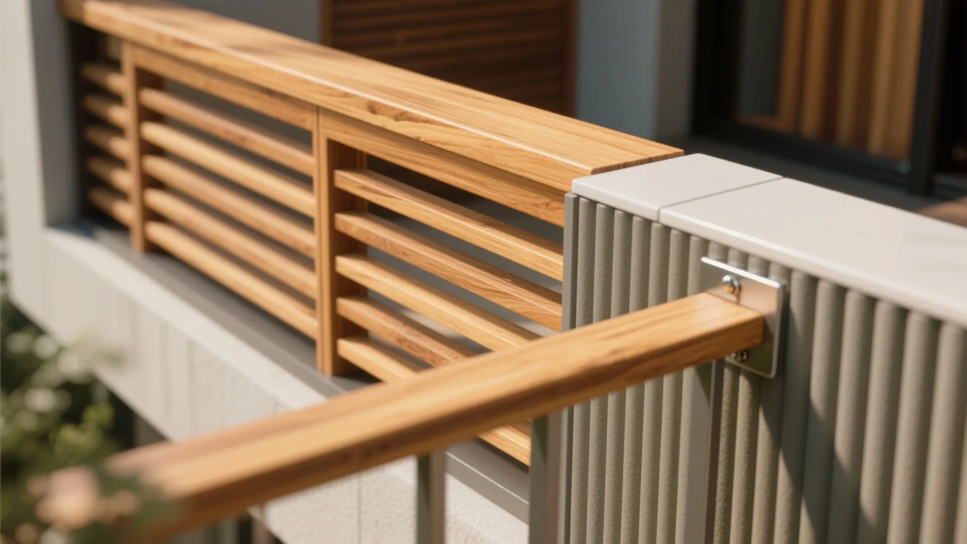 Warm wood and textured finishes add depth and character