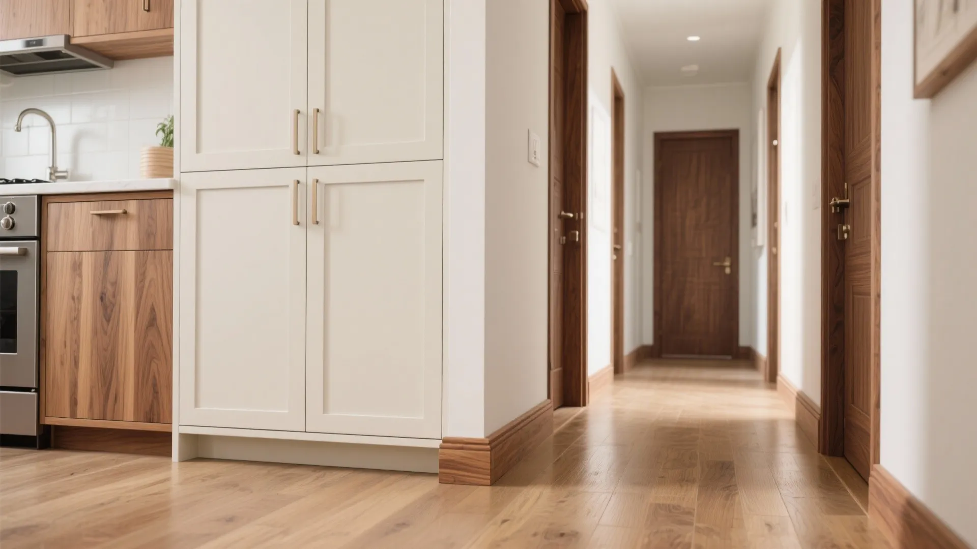 Warm wood elements in the transition zone