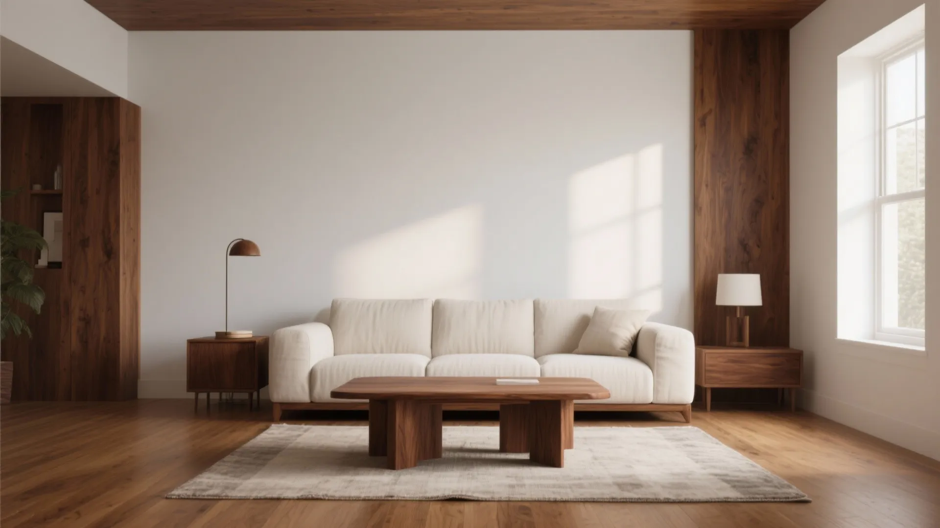 Warm accents and wood tones