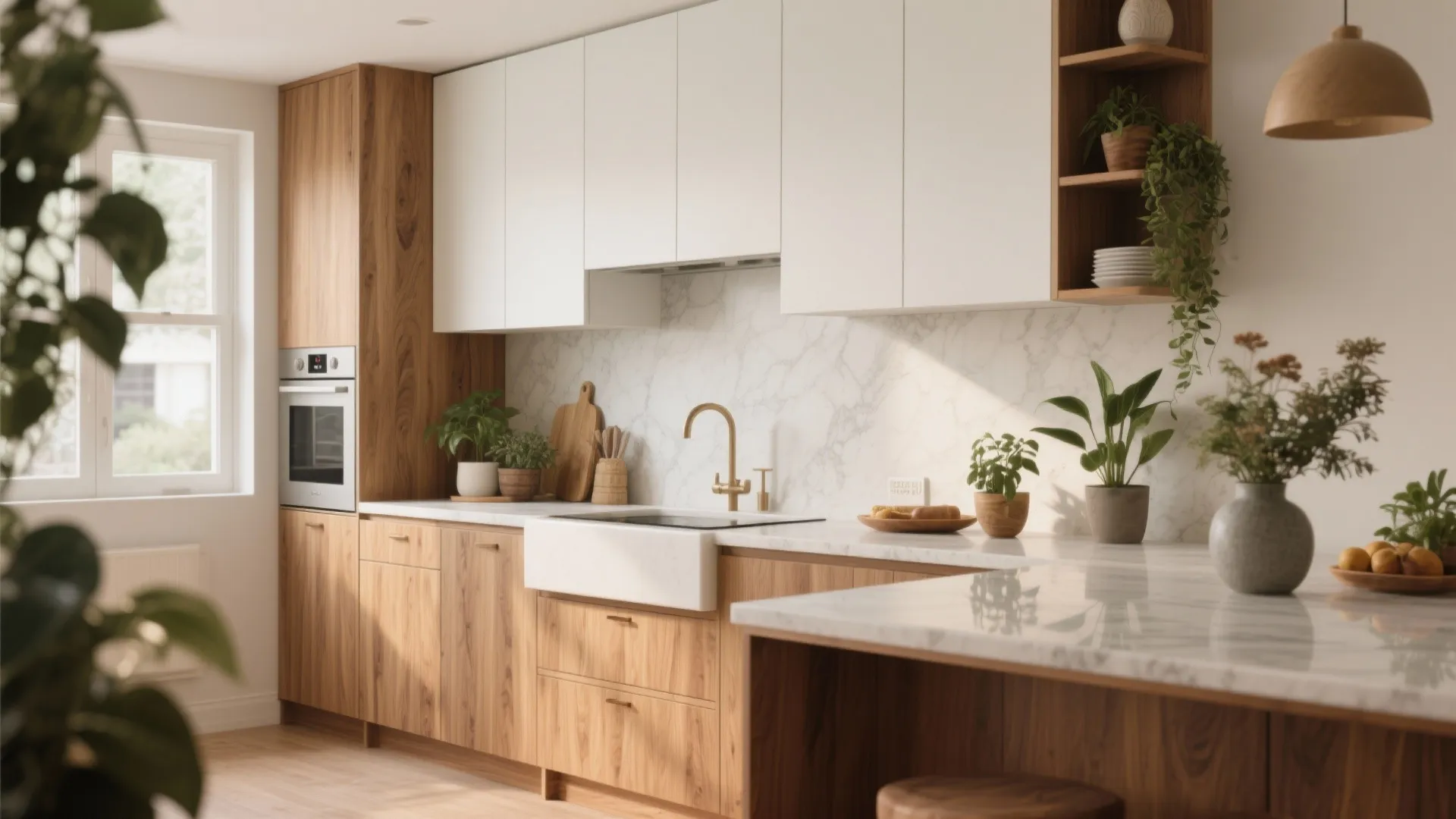 Warm Wood Tones, Sans Maintenance Headache