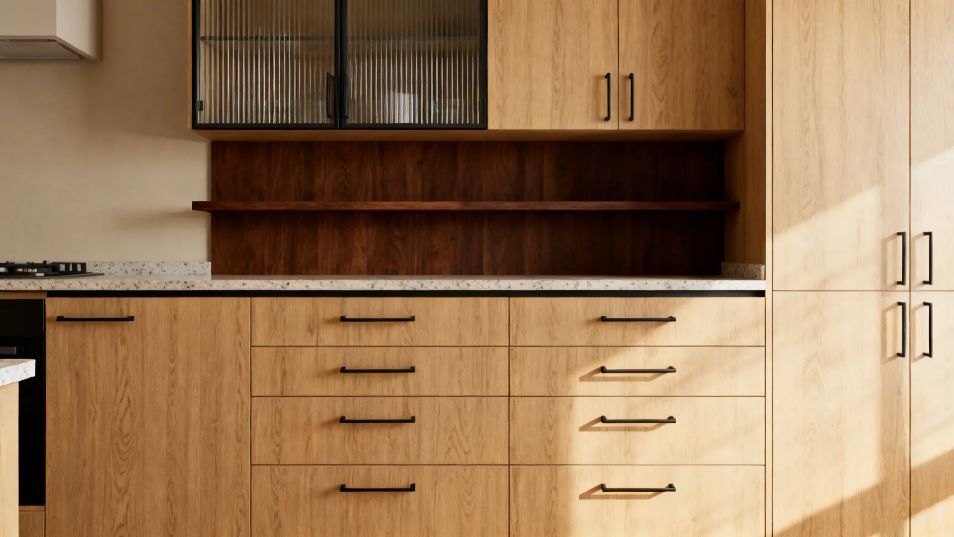 Warm wood tones with resilient finishes