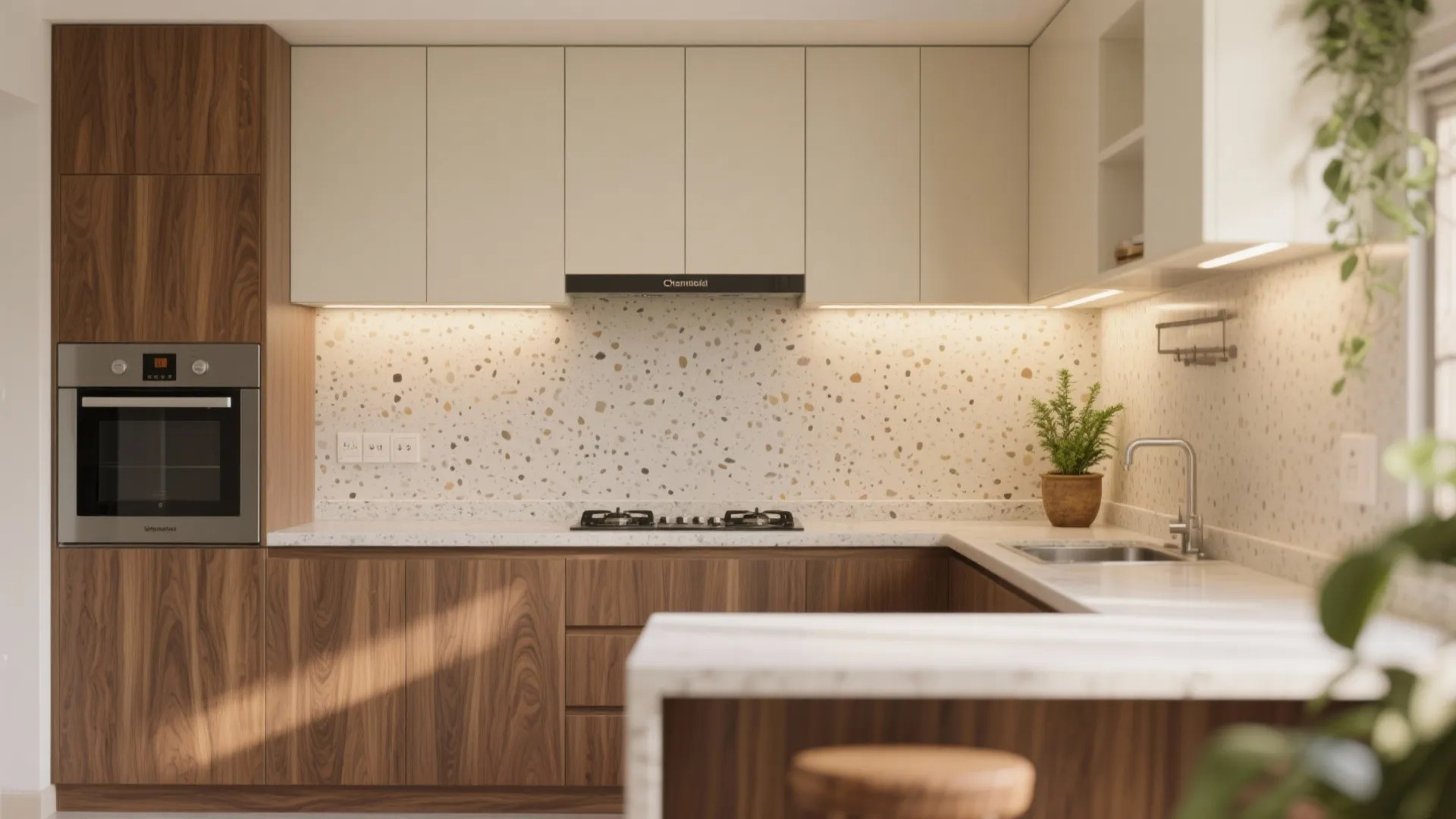 Warm Wood Accents Without the Fuss