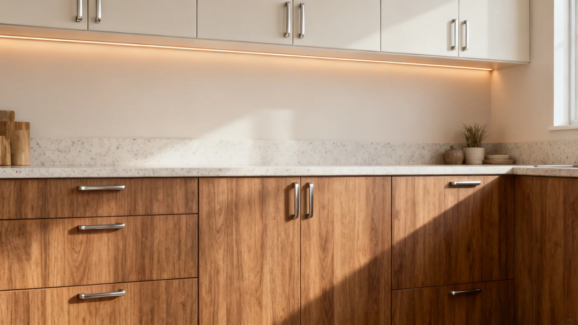 Warm Wood Accents With Durable Finishes