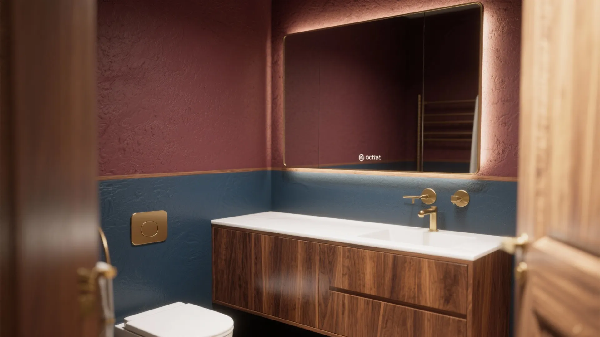 2. Warm woods and rich tones