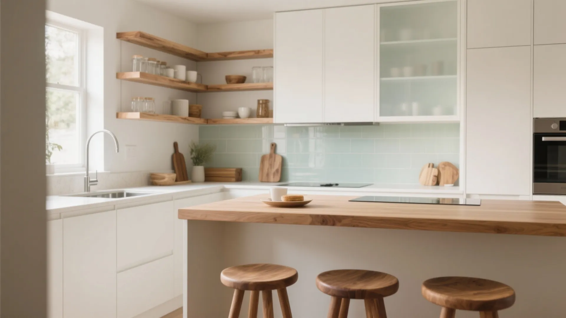 Warm Wood Touches in Tight Quarters