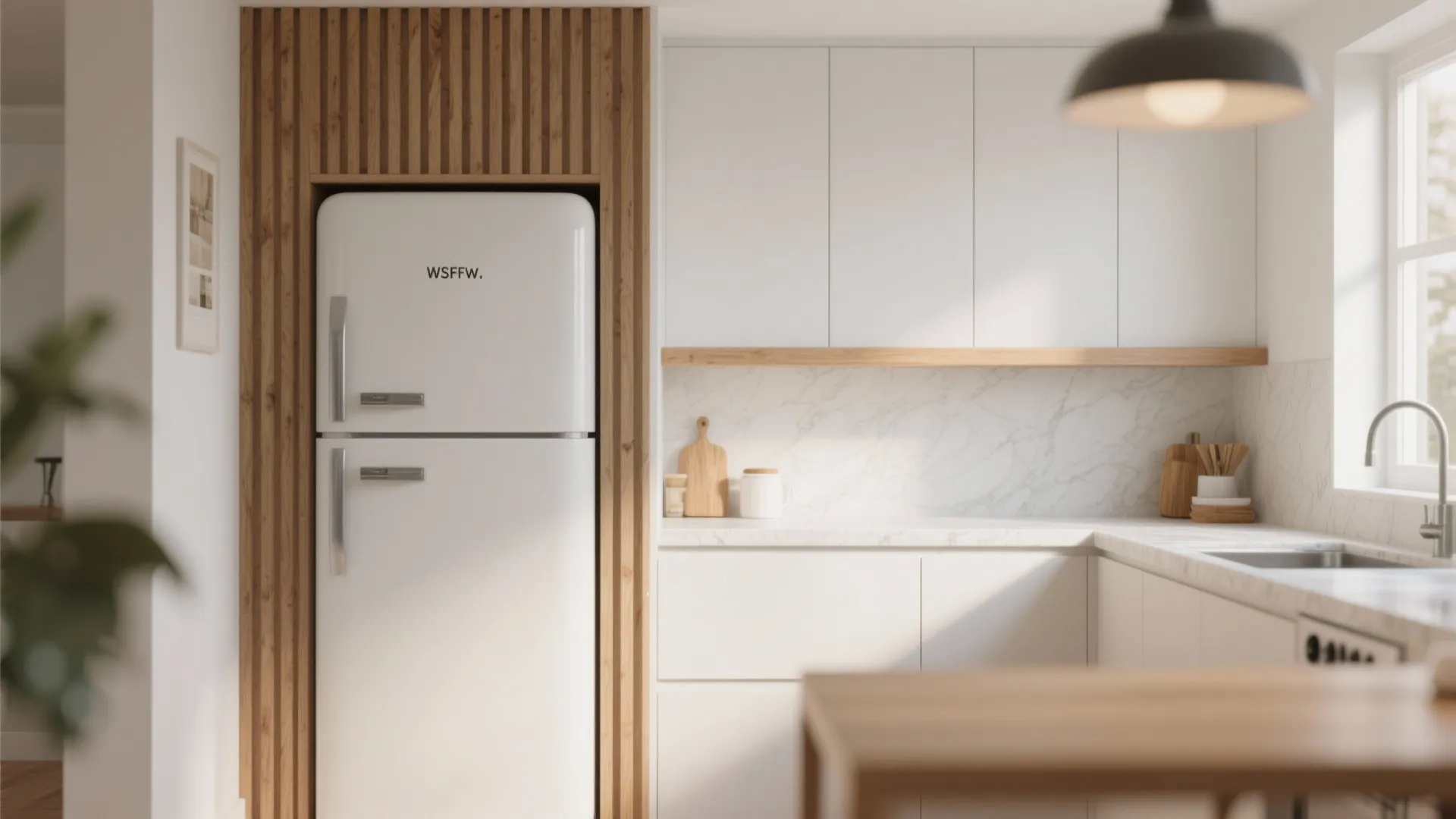 Warm Wood and Texture Along the Line