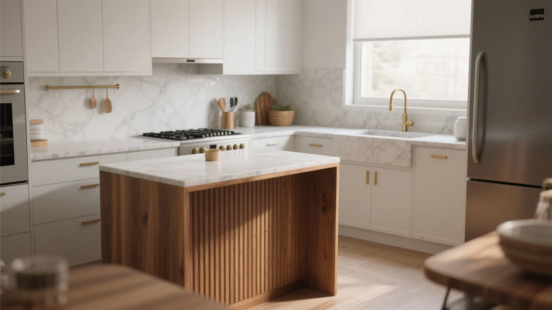 Warm Wood Accents with Fire-Safe Assemblies